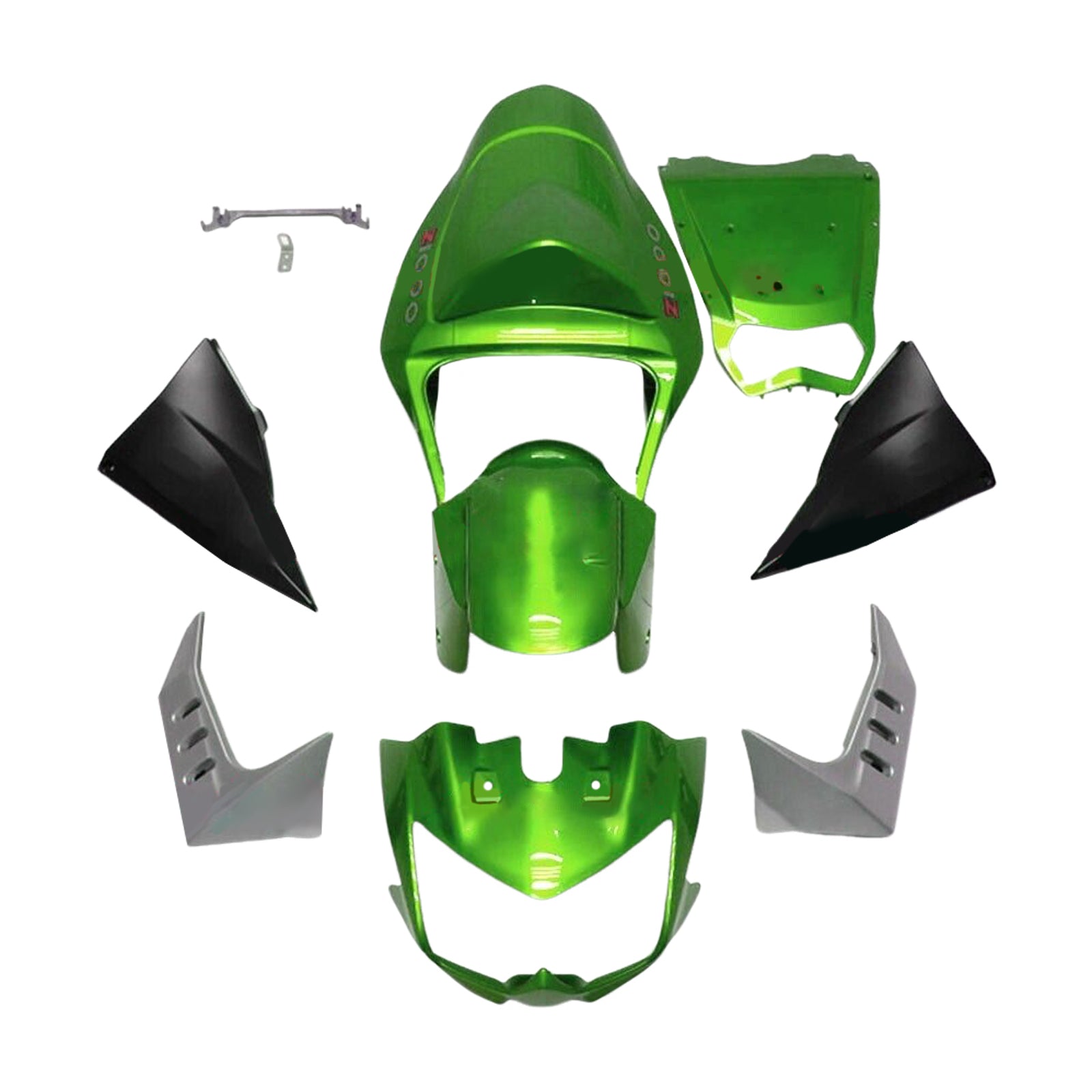 2003-2006 KAWASAKI Z1000 injektionsmässa kit Bodywork Plastic ABS