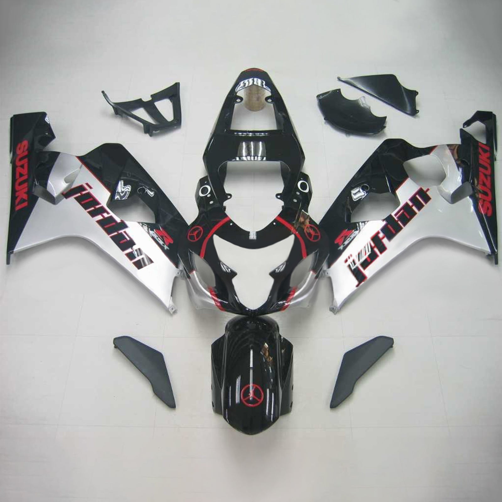 2004-2005 Suzuki GSXR 600/750 K4 Amotopart Injectiekuipset Carrosserie Kunststof ABS #128