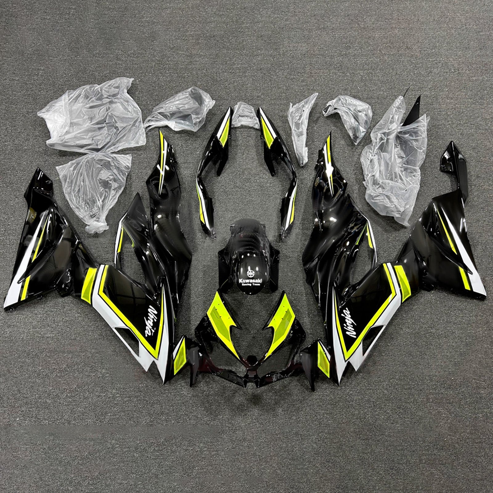 Injection Fairing Kit Bodywork Plastic ABS fit For Kawasaki ZX6R 2019-2023