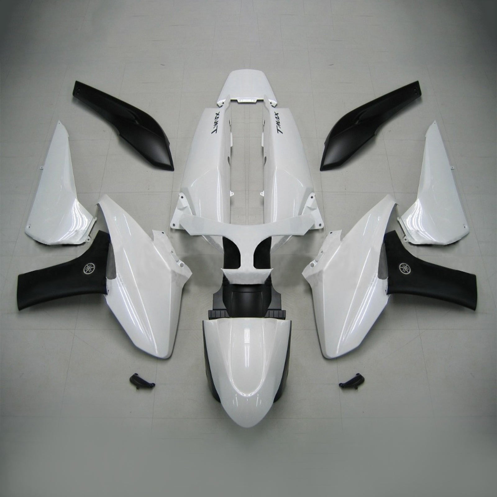 2008-2012 Yamaha T-MAX XP500 AMOTOPART INJECTION FAIRING KIT BORDOW TROPS PLASTIQUE ABS # 103