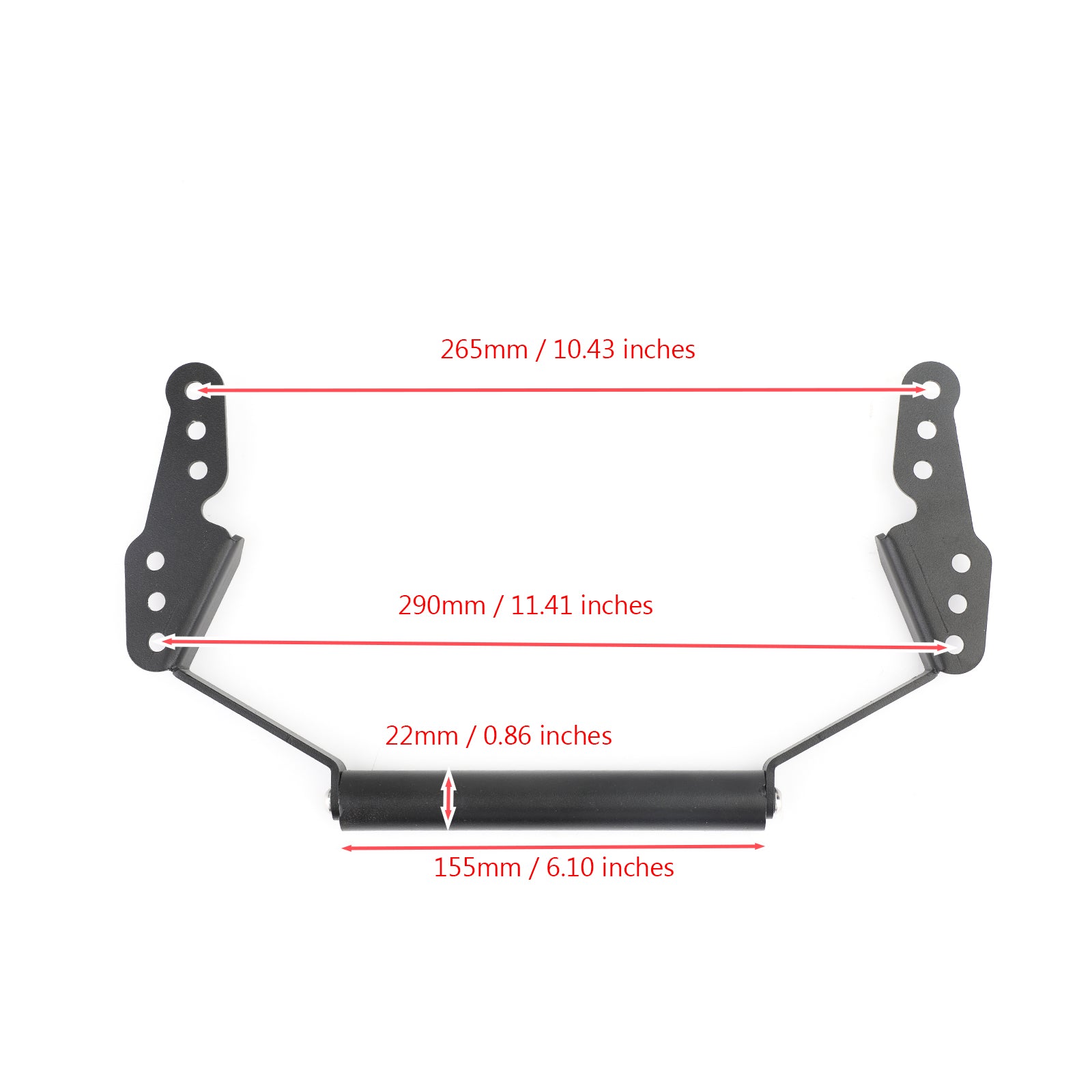 GPS Telefoon Beugel Houder Staaf 22mm Bar Fit voor Suzuki DL1000 XT V-Strom 2017-2019