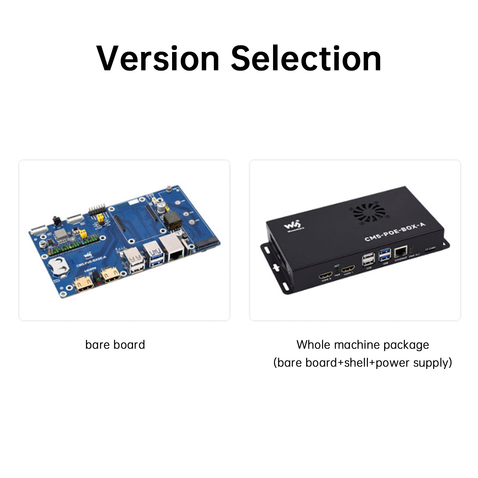 Raspberry Pi CM5 PoE-uitbreidingskaart Computermodule Plintondersteuning M.2 NVMe