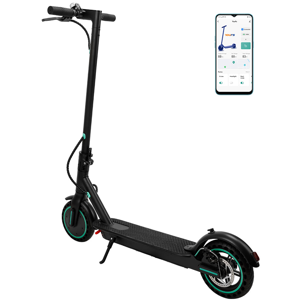 8.5" Opvouwbare elektrische scooter met app 350W, bereik van 35 km, 30 km/u voor woon-werkverkeer in de stad