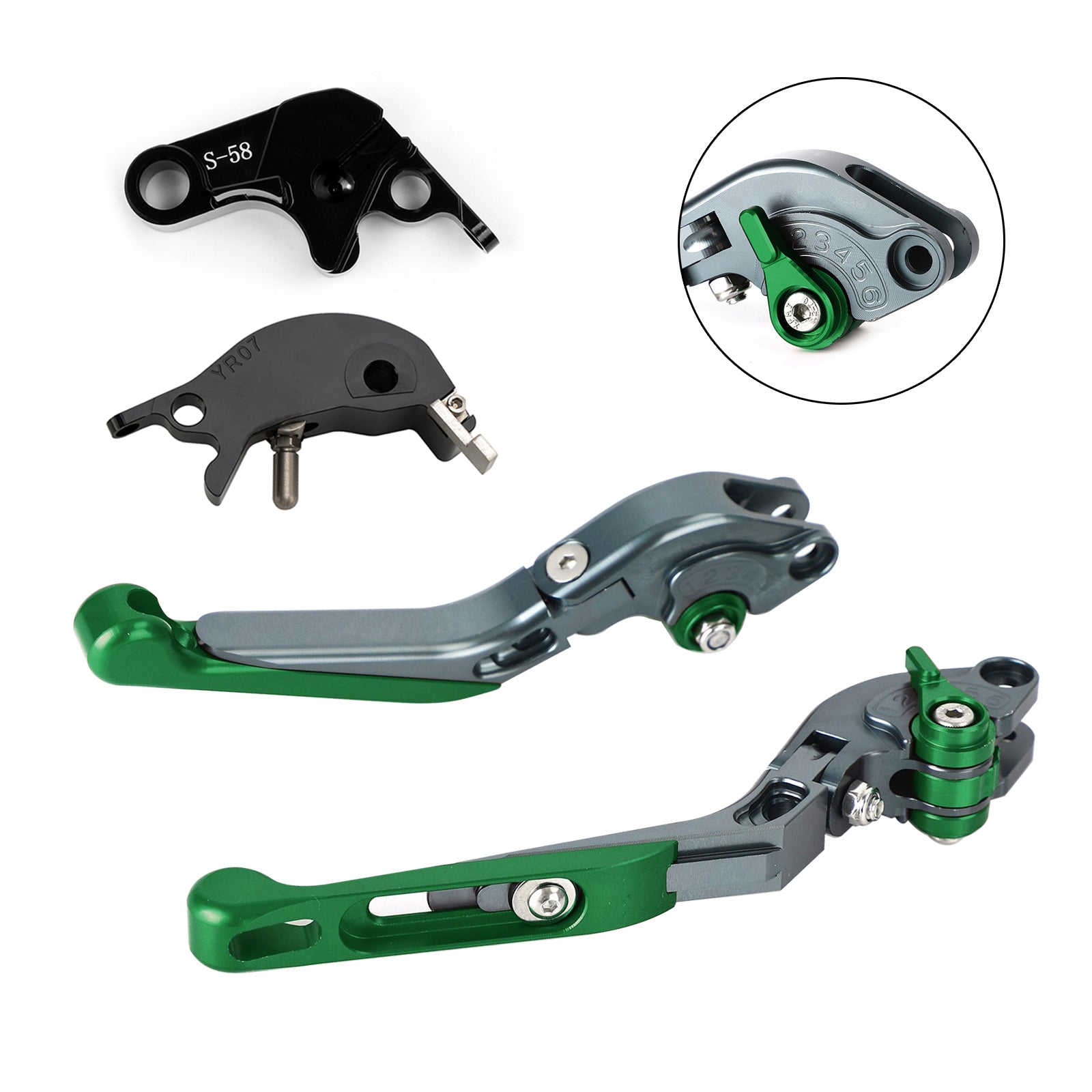 2022-2023 YAMAHA YZF R7 MT-10/SP FZ-10/SP Palanca de freno de embrague ajustable