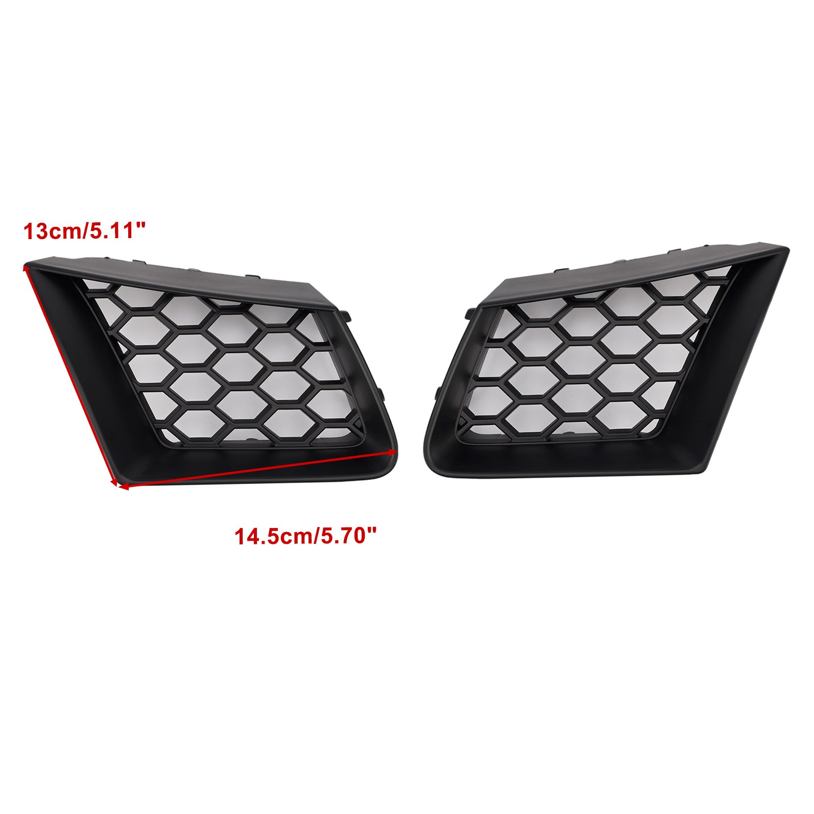 2002-2009 siège ibiza cordoba 6l 2pcs en nid d'abeille grille avant