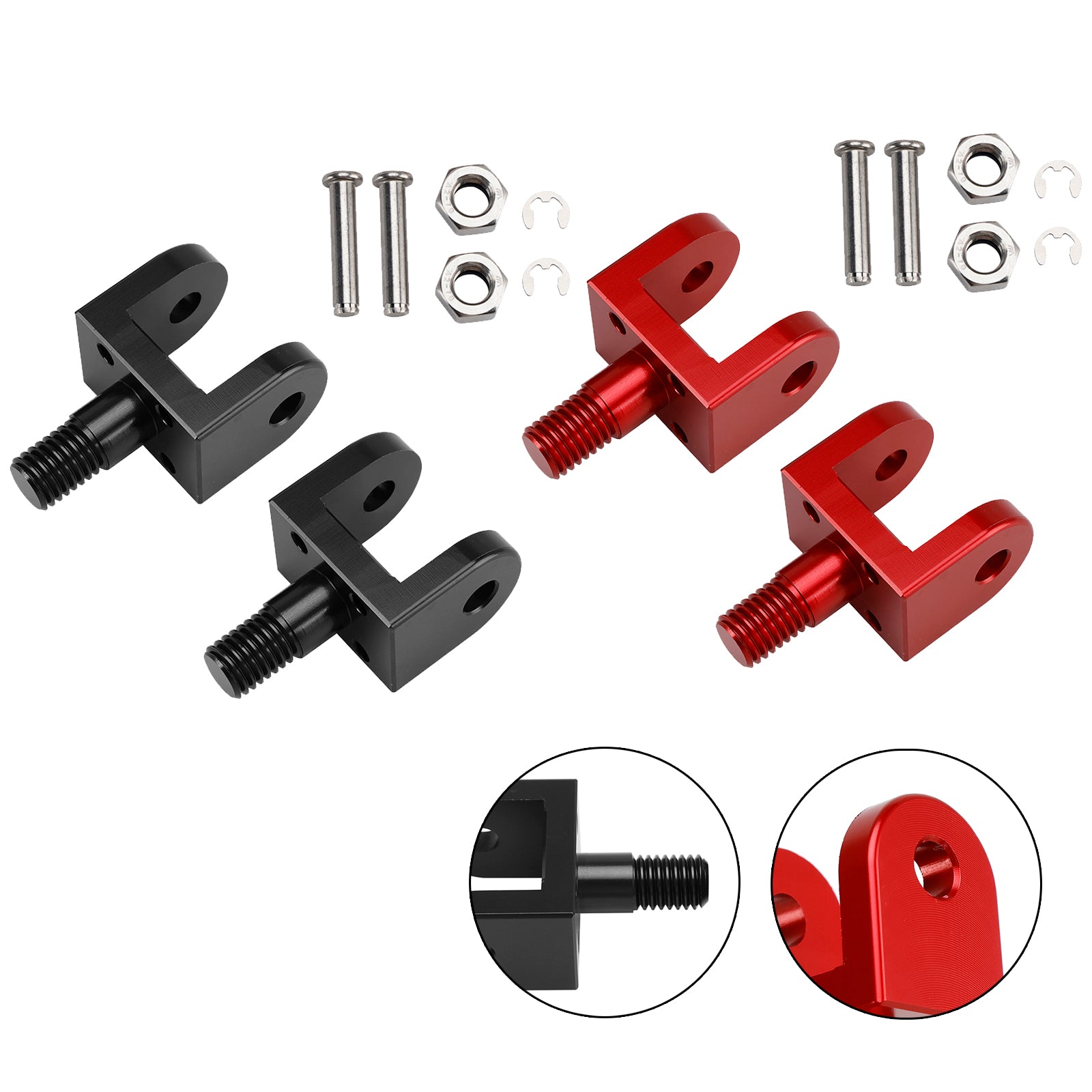 Soporte de montaje de clavijas de pie apto para Sur Ron Light Bee X/S Segway X160 X260