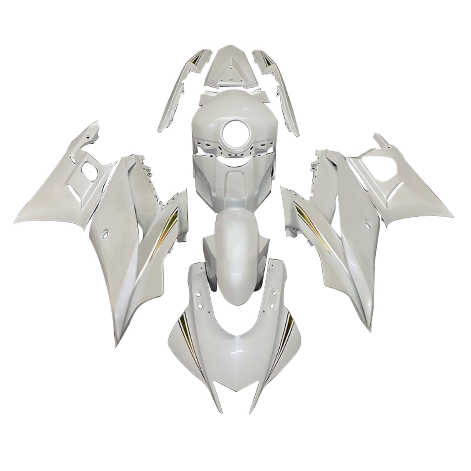 2019-2021 Yamaha YZF-R3 R25 Kit de carénage Kit de carrosserie en plastique Abs