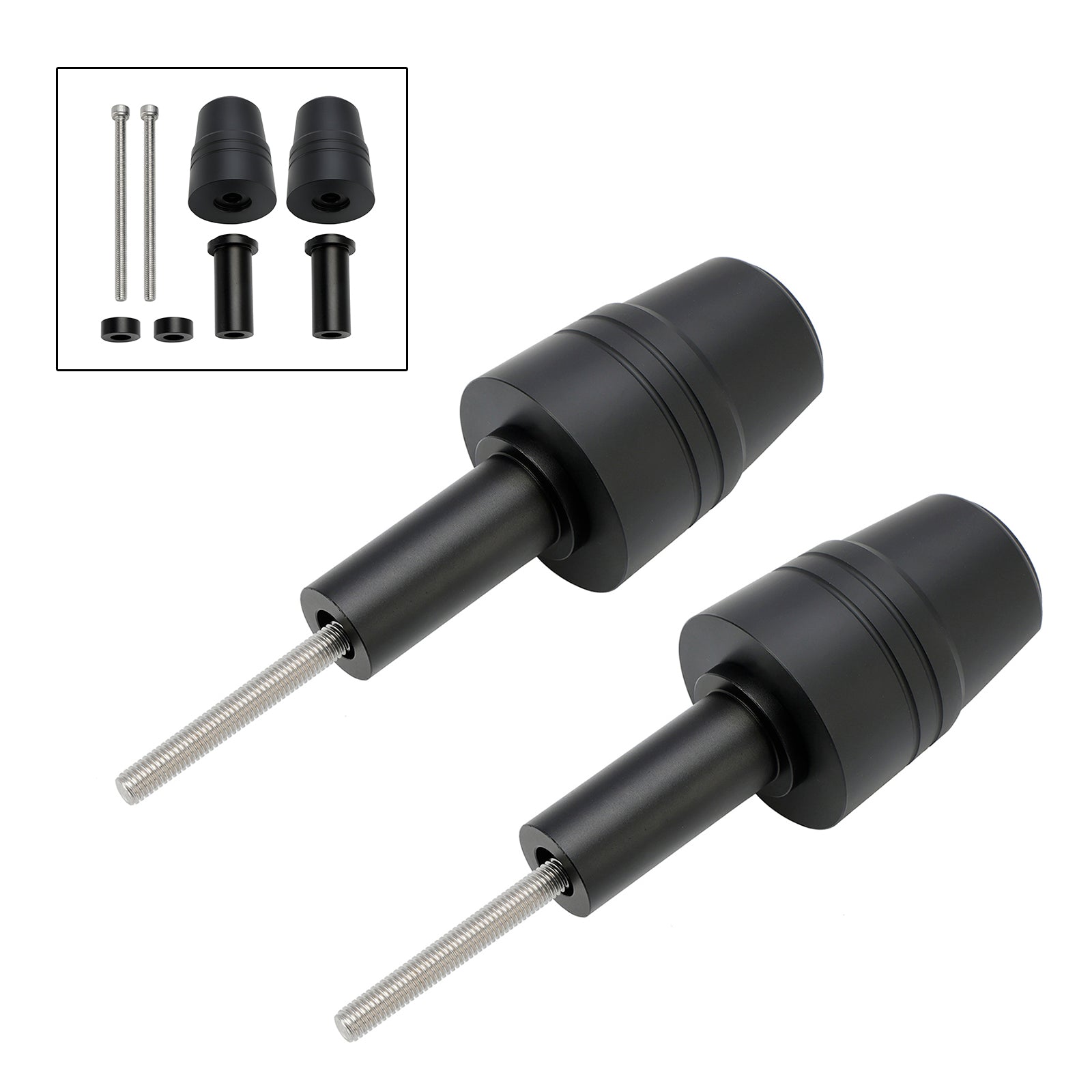 2021-2024 APRILIA SR GT200 Crash Bobbin Protector Slider Aluminum Black