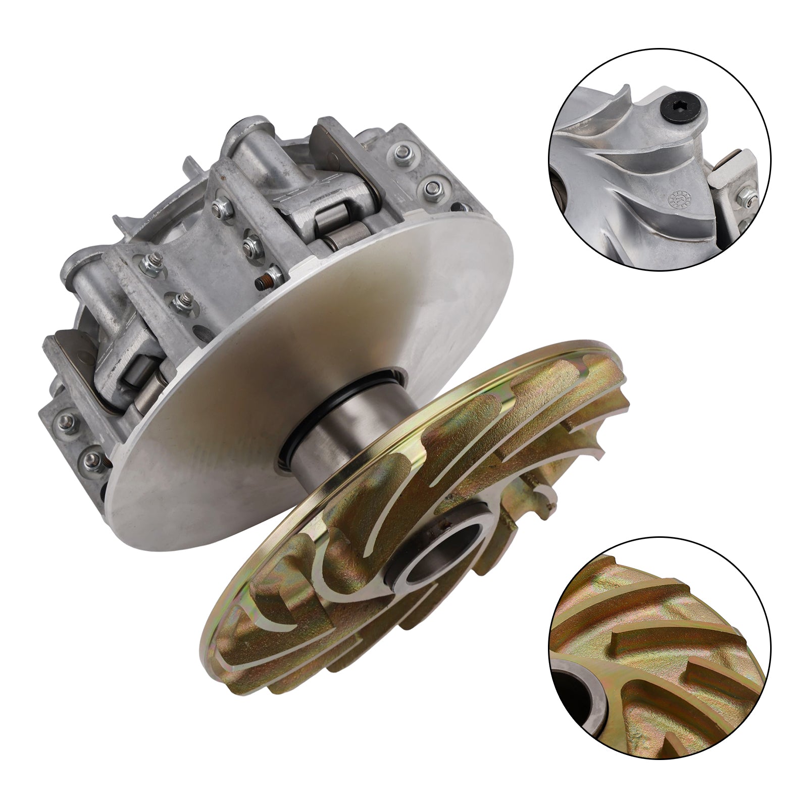 Front Clutch Variator Pulley 420864910 For Can-Am Maverick Max 1000 Turbo 15-17
