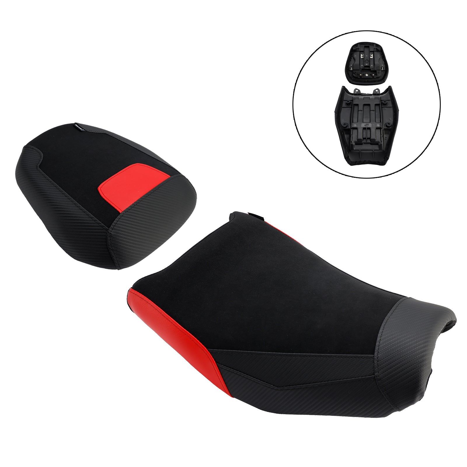 Front&Rear Raider Passenger Cushion Kit Red For Suzuki V-Strom250Sx 2024-2025