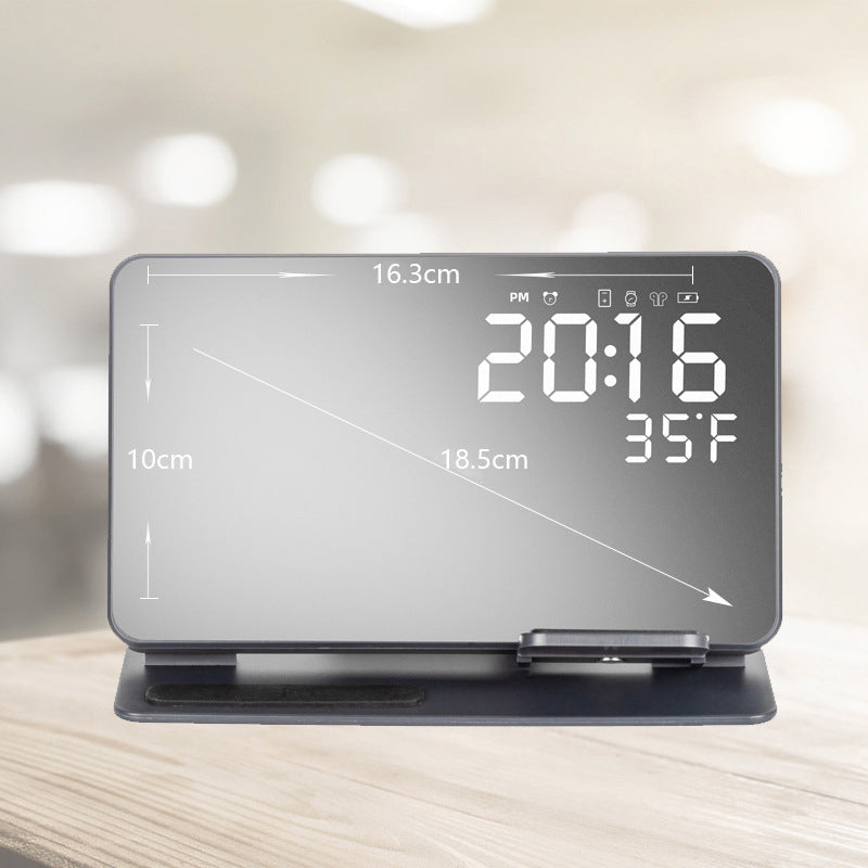 6-in-1 Wireless Charging Station Charger Clock for iPhone 17 16 15 Apple Watch