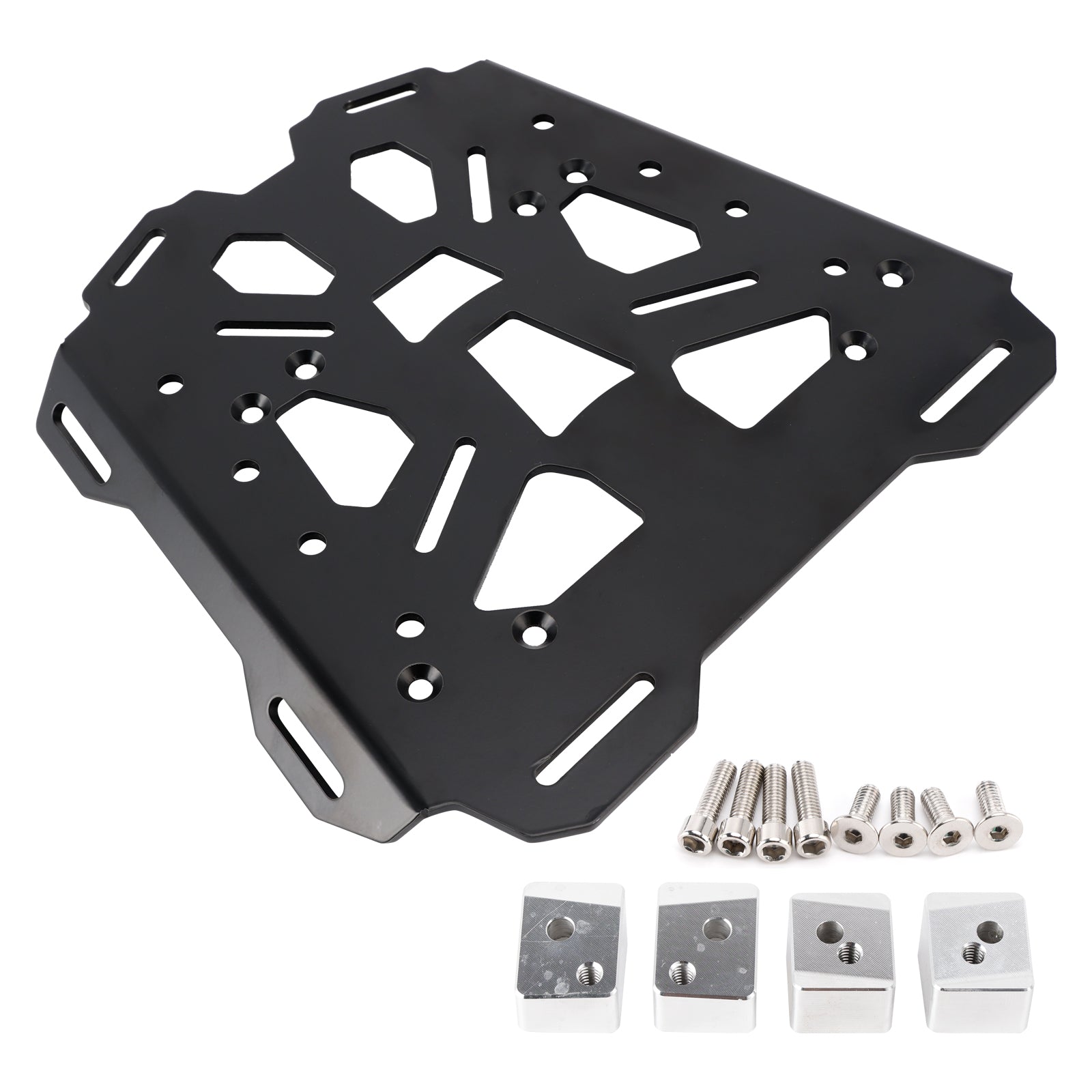 Aluminum Rear Carrier Top Rack Luggage Plate 2022-2025 Ducati Multistrada Pikes Peak/Rally