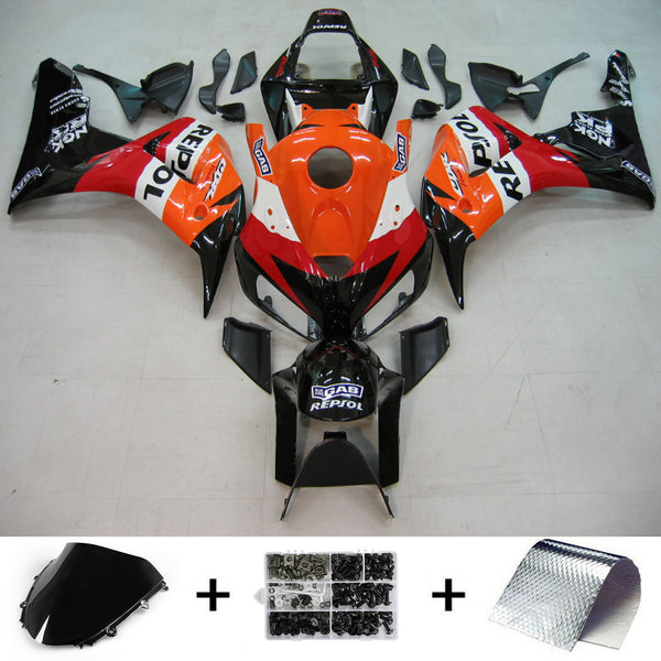 2006 2007 Honda CBR1000RR Injection Fairing Kit Bodywork ABS black