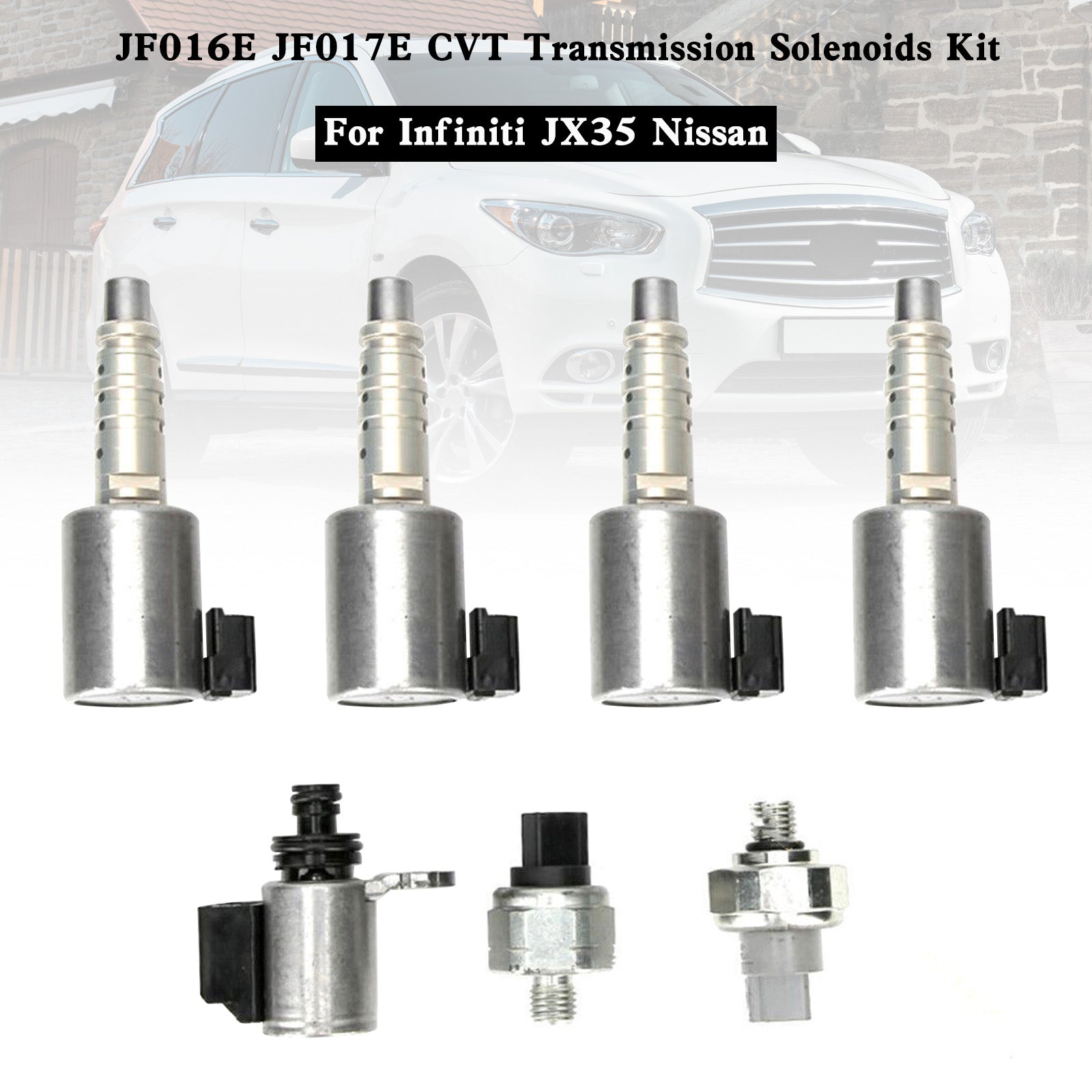 Kit de solénoïdes de Transmission CVT JF016E JF017E pour Infiniti JX35 Nissan
