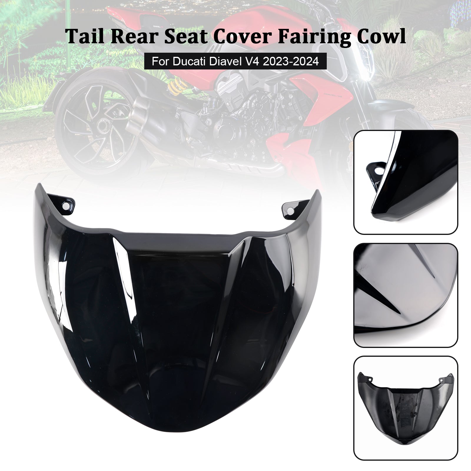 Capot de carénage de couverture de siège arrière Ducati Diavel V4 2023-2024
