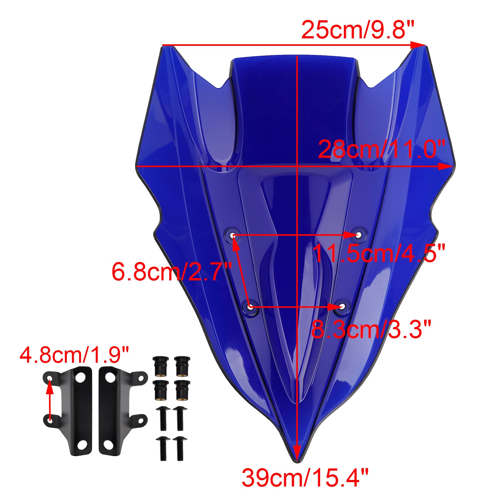 Parabrisas Parabrisas para KAWASAKI Z500 2024-2025