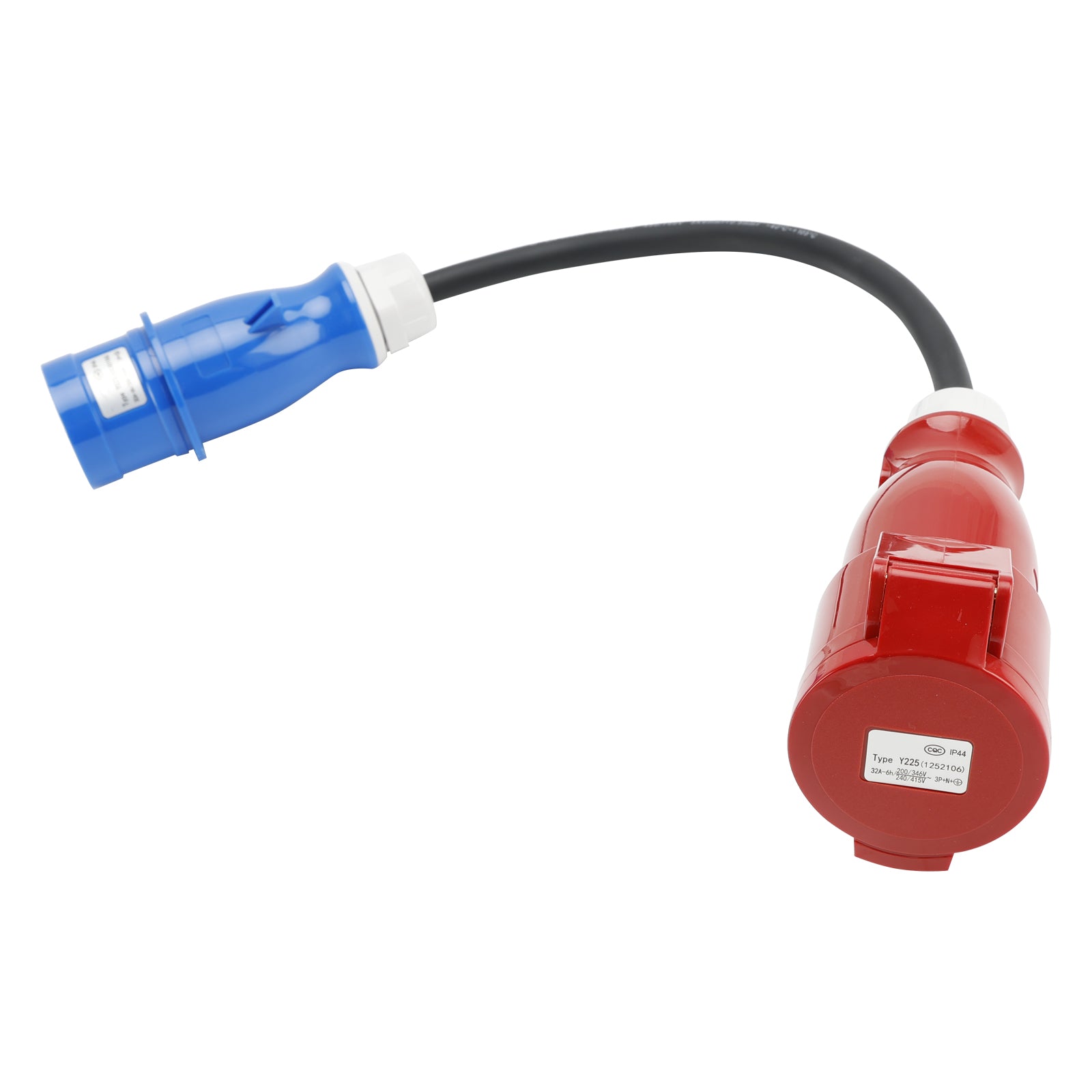 CEE stopcontactkoppelingsstekker verzonken stopcontact fase-omvormer 32A 3 fase naar enkelvoudig