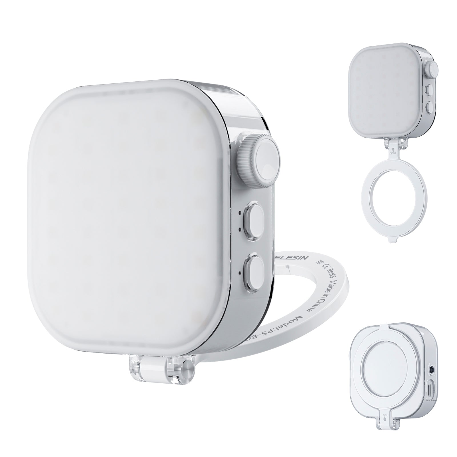 Full Color Mobiele Telefoon Magnetisch ICE Cube Light Mini Desktop Draagbaar Invullicht