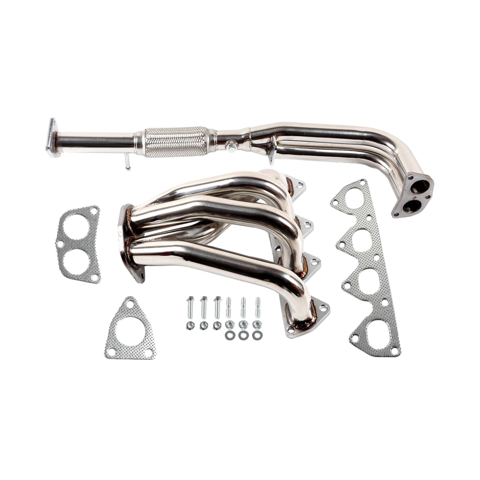 Steel Manifold Exhaust Racing Header Stainless Fit Honda Prelude 2.2L 1993-1996