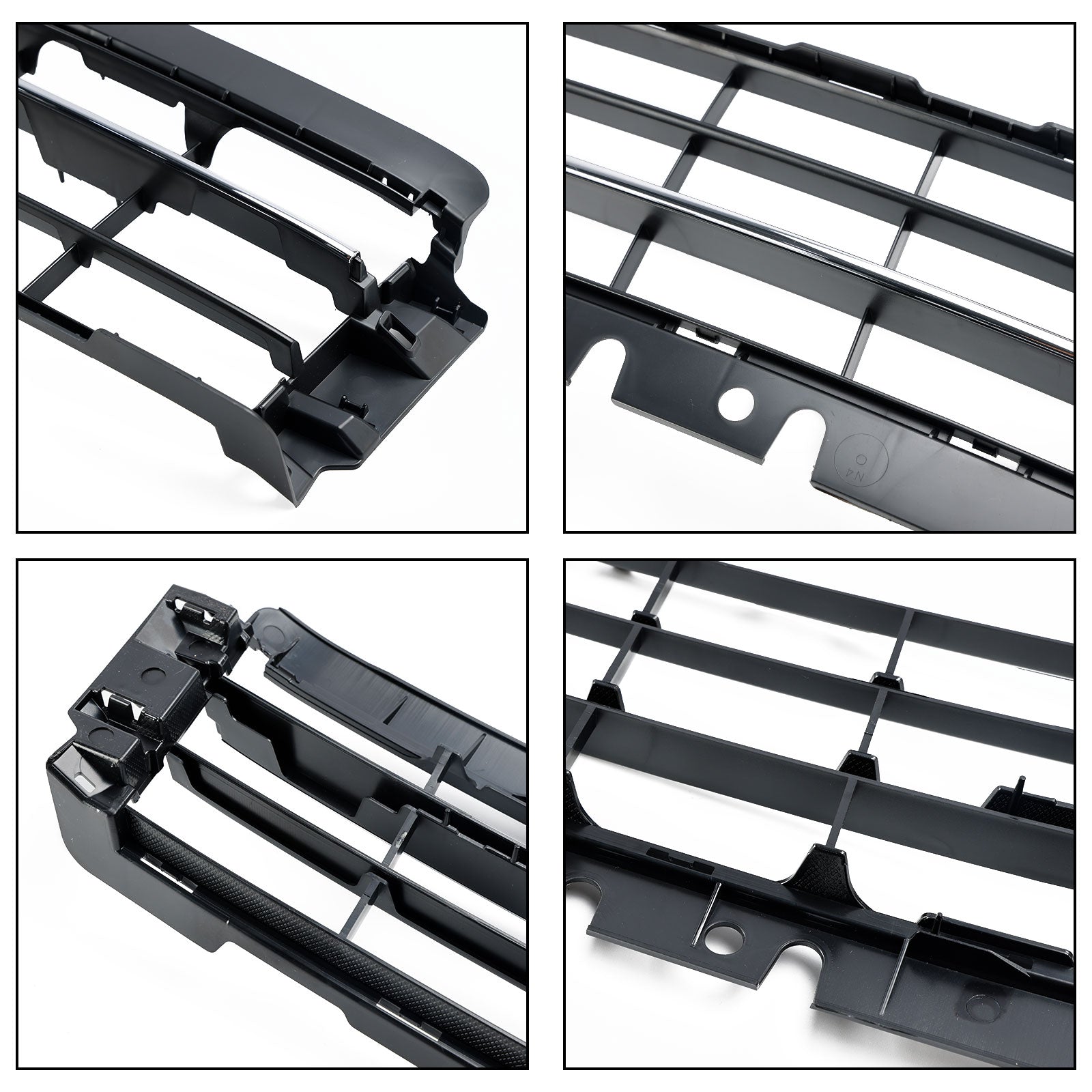 2012-2016 VW Kever met voorbumper onderste grille + mistlampgrill chroom