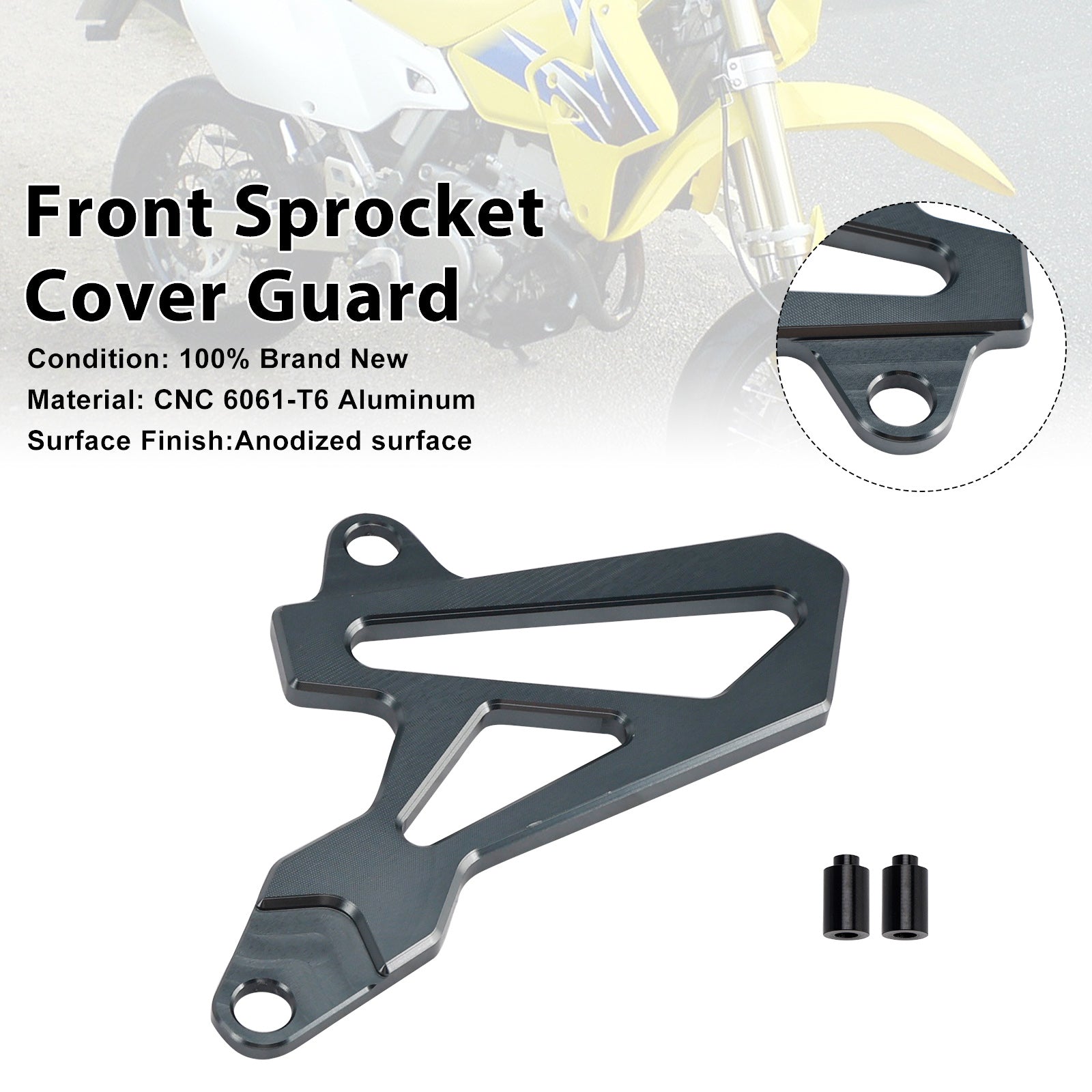 Front Sprocket Cover Guard For Suzuki DR-Z400SM 2000-2024 DRZ400/S/E