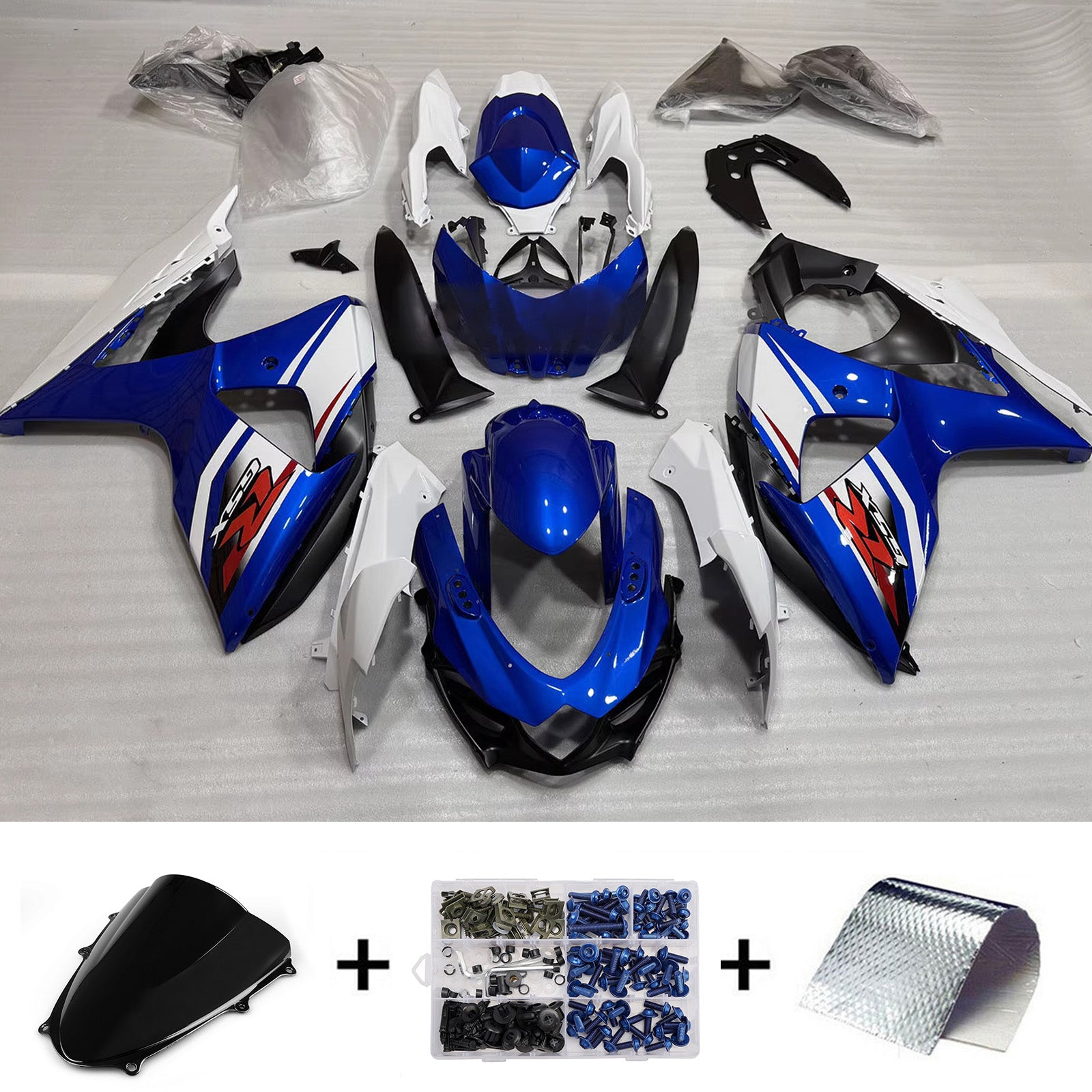Kit de carénage d'injection carrosserie plastique ABS pour Suzuki GSXR1000 2009-2016 K9