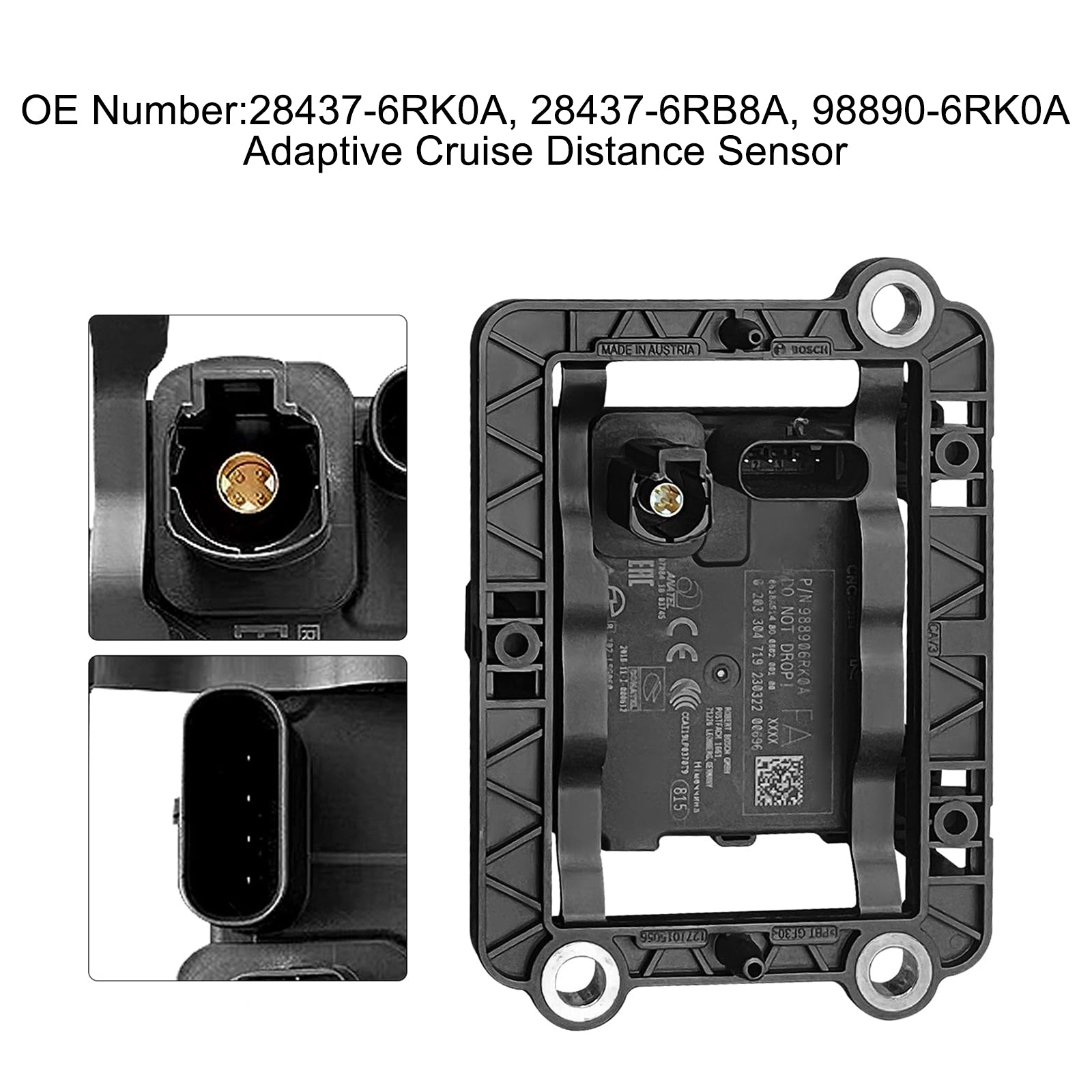 Adaptiv cruise distanse sensor 28437-6rk0a for Nissan Rogue 1.5L 2021-2025