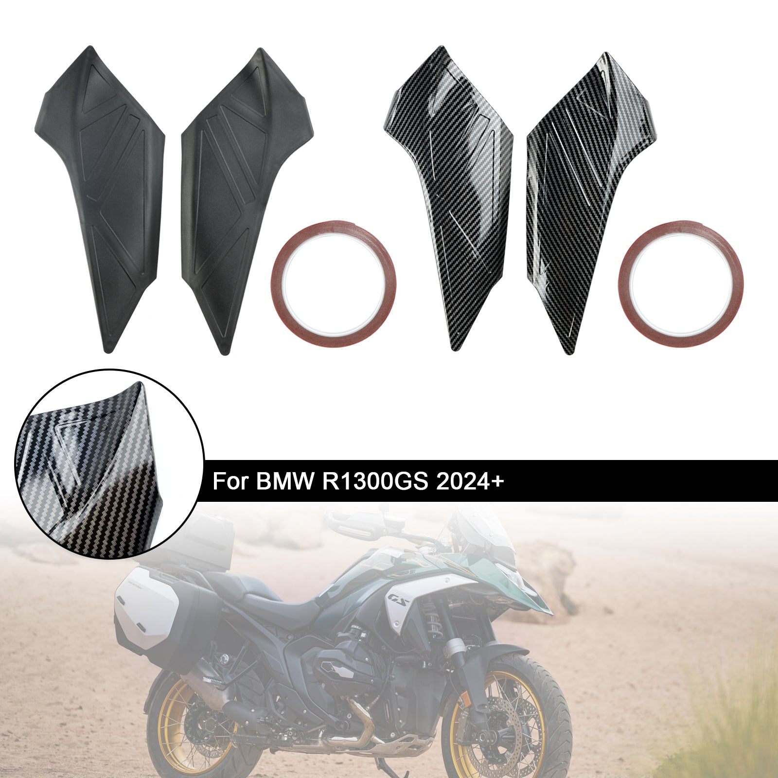 Sidorramspanelskyddsskyddsmässa täcker för BMW R1300GS 2024+