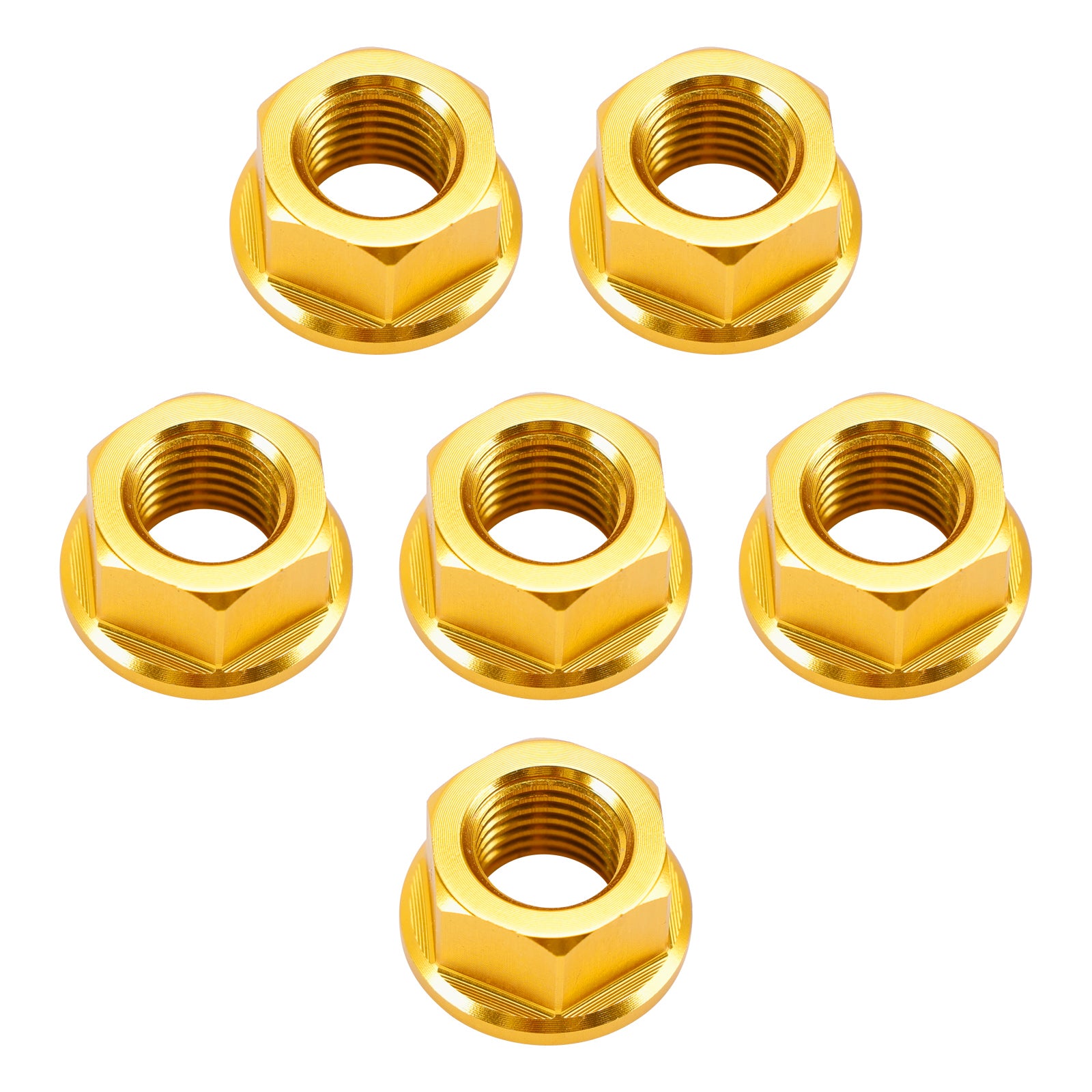 Sprocket Nut Kit M10x1.25 Gold For Aprilia RSV1000 Mille Tuono R SL1000 99-05
