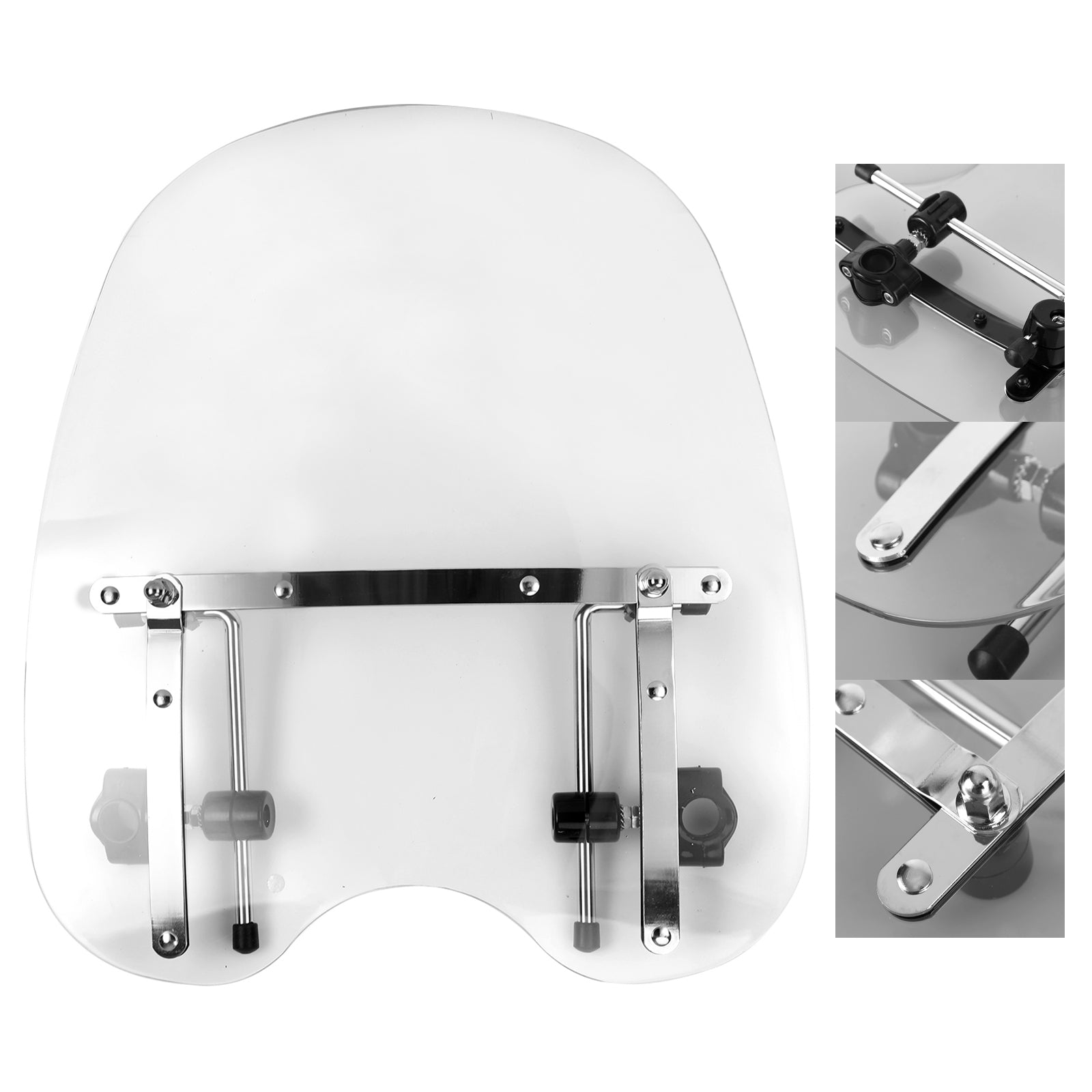 Grand 19"x17" Pare-brise pour Sportster Dyna Glide Softail Touring