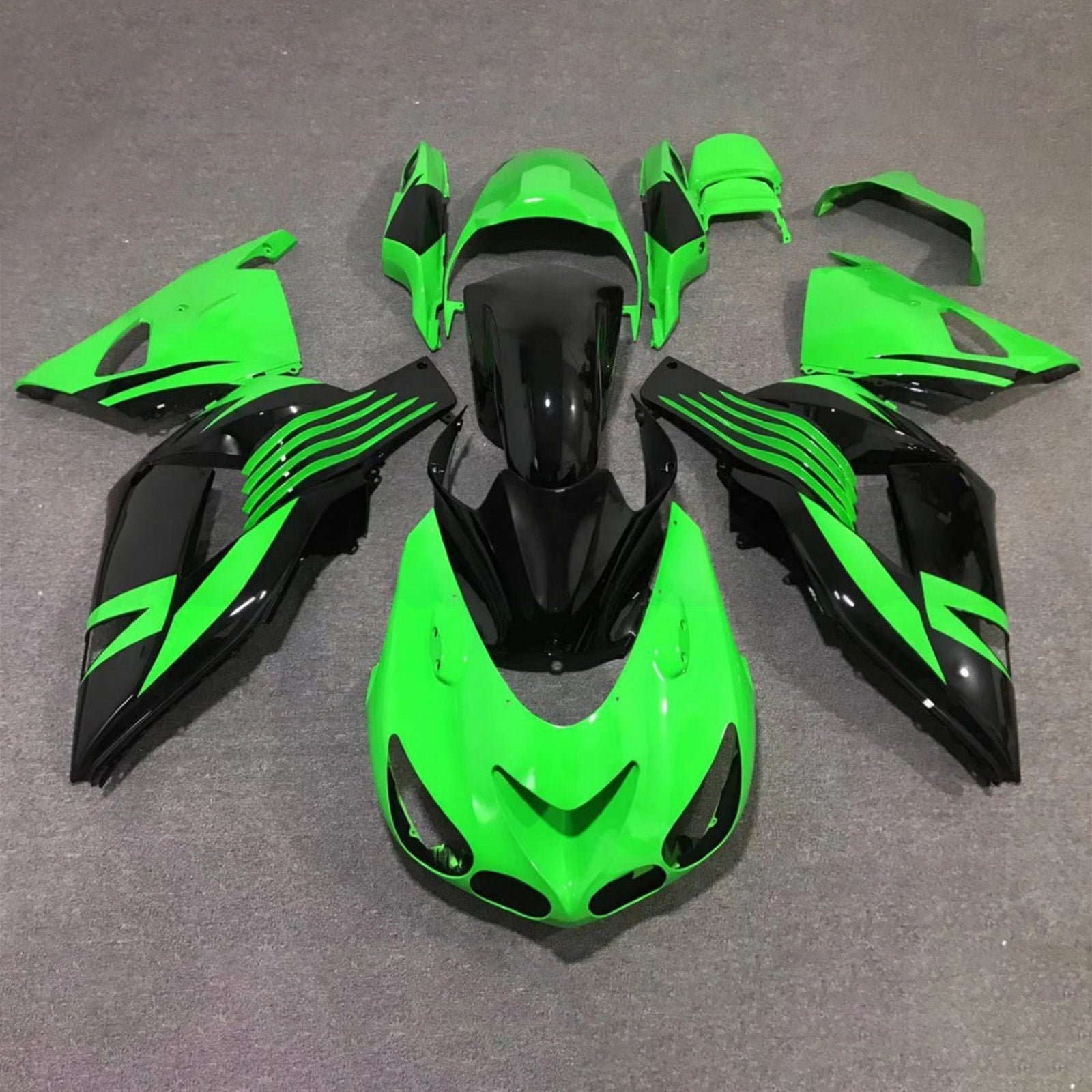 Injection Fairing Kit Bodywork fit For Kawasaki ZX14R ZZR1400 2006-2011