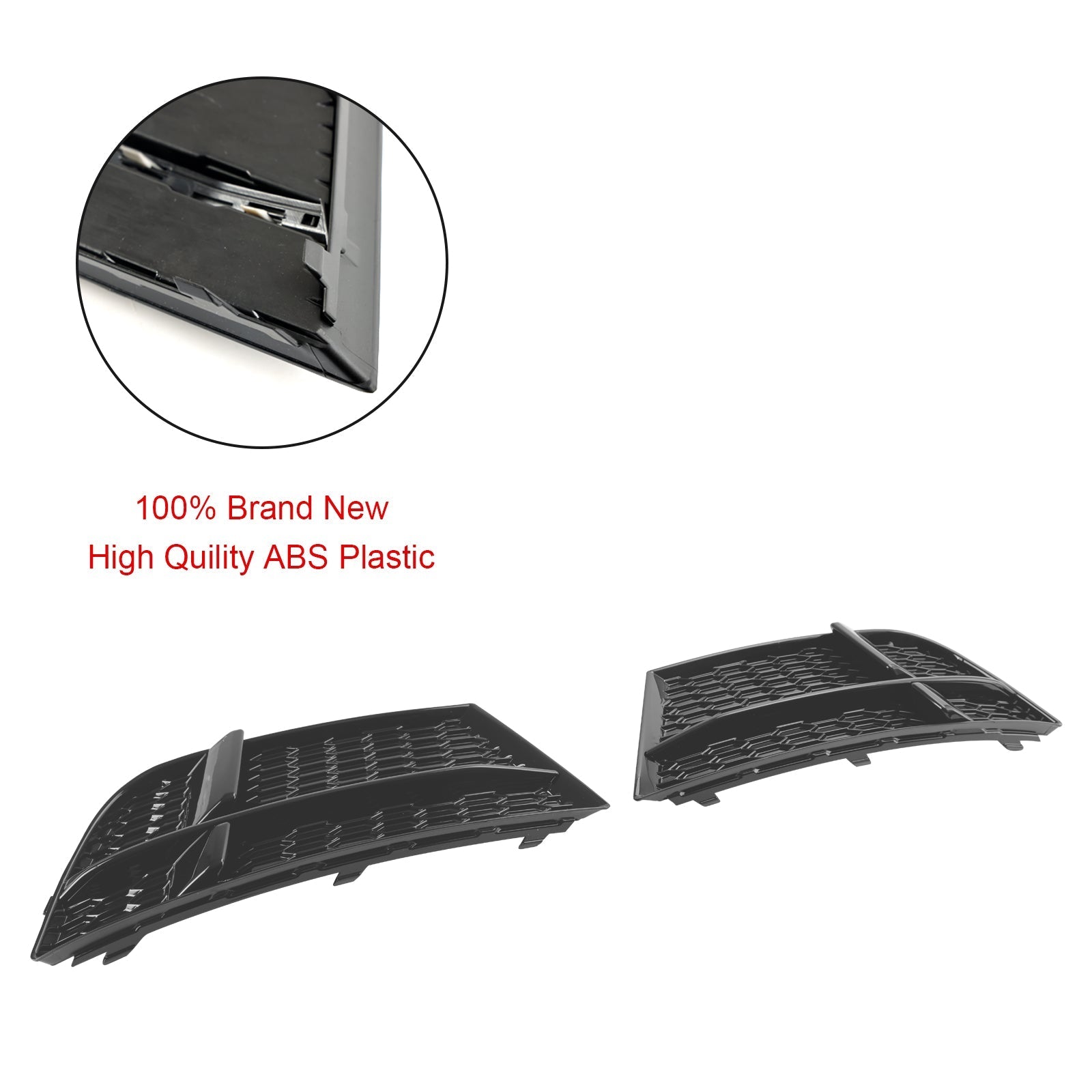 2017 2018 2019 Audi A3 8V S-Line Sedan/Sportback/Convertible S3 S3 Fog Light Cover Grill Grill Grill