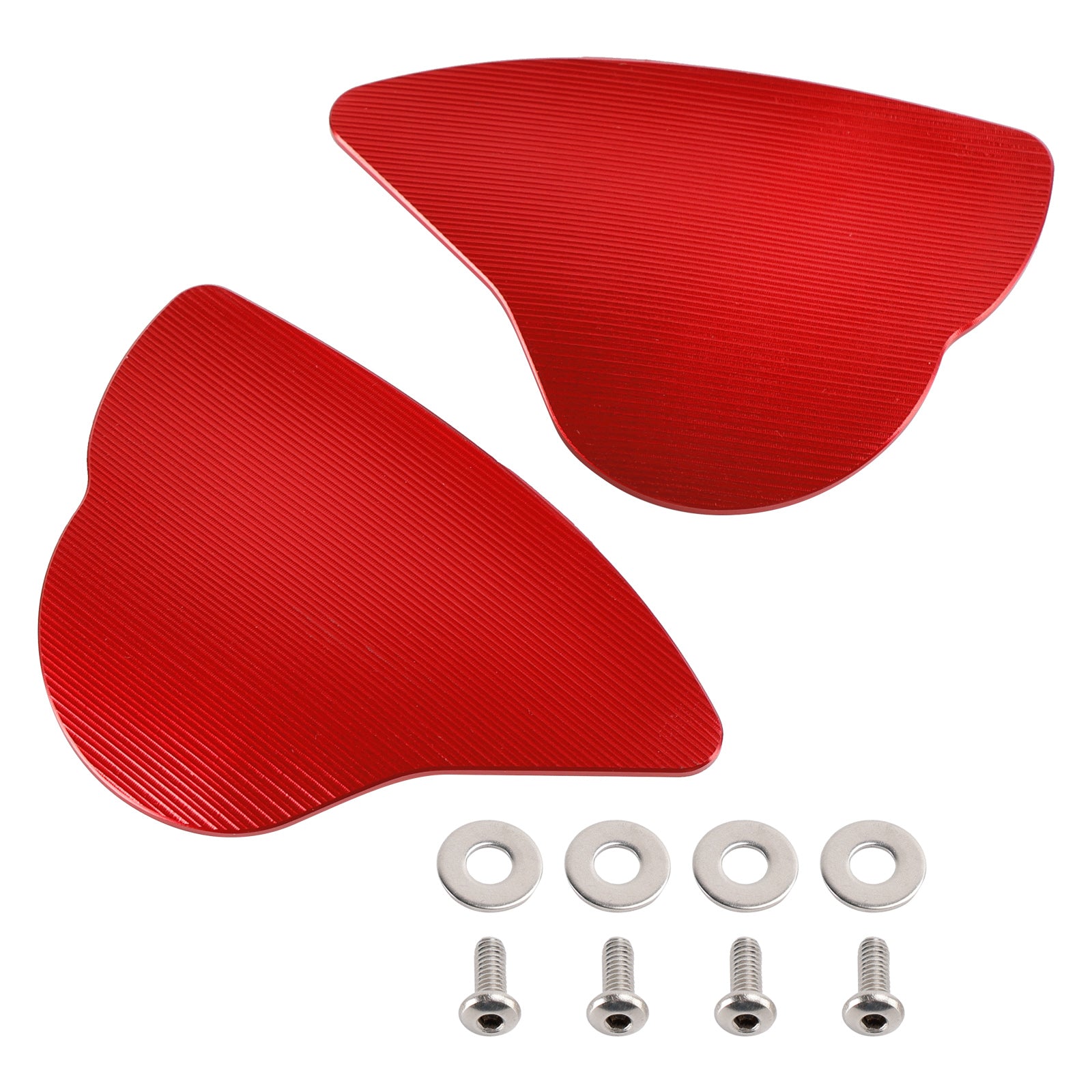Kit de tapas de orificios para eliminadores de espejos compatibles con placas de bloqueo de espejos Yamaha YZF-R6 (2017-2023)/YZF-R7 (2022).