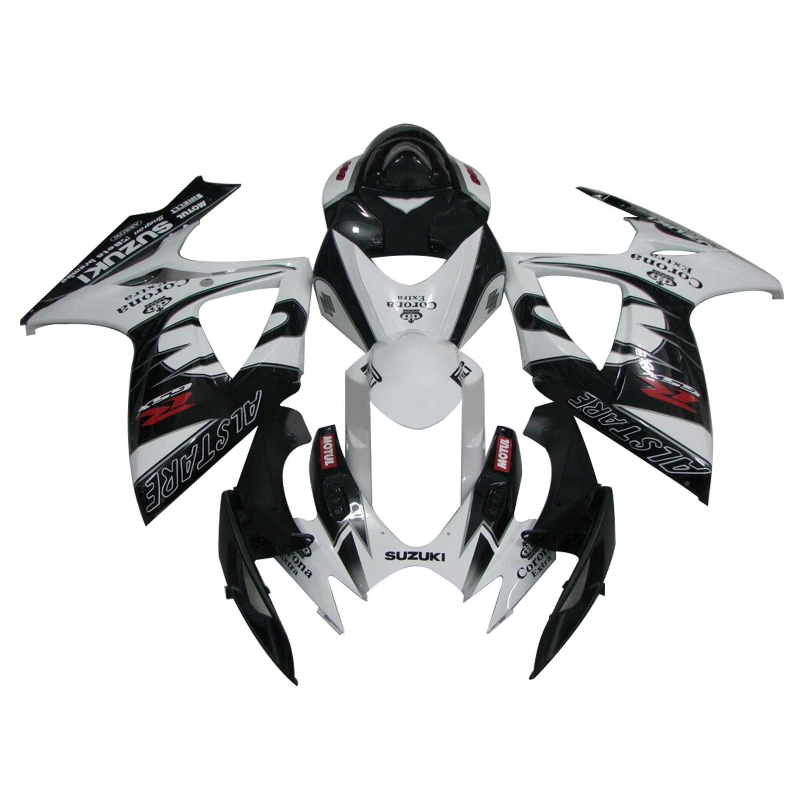 2006-2007 Suzuki GSXR 600/750 K6 Injektionsmässa Kit Bodywork Plastic ABS