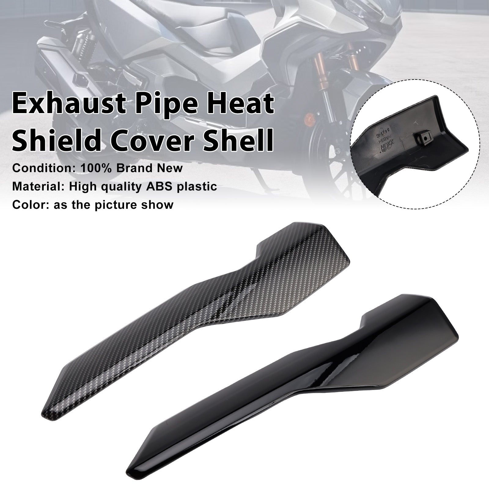 Carcasa de la cubierta del protector térmico del tubo de escape Honda ADV 350 2022-2025