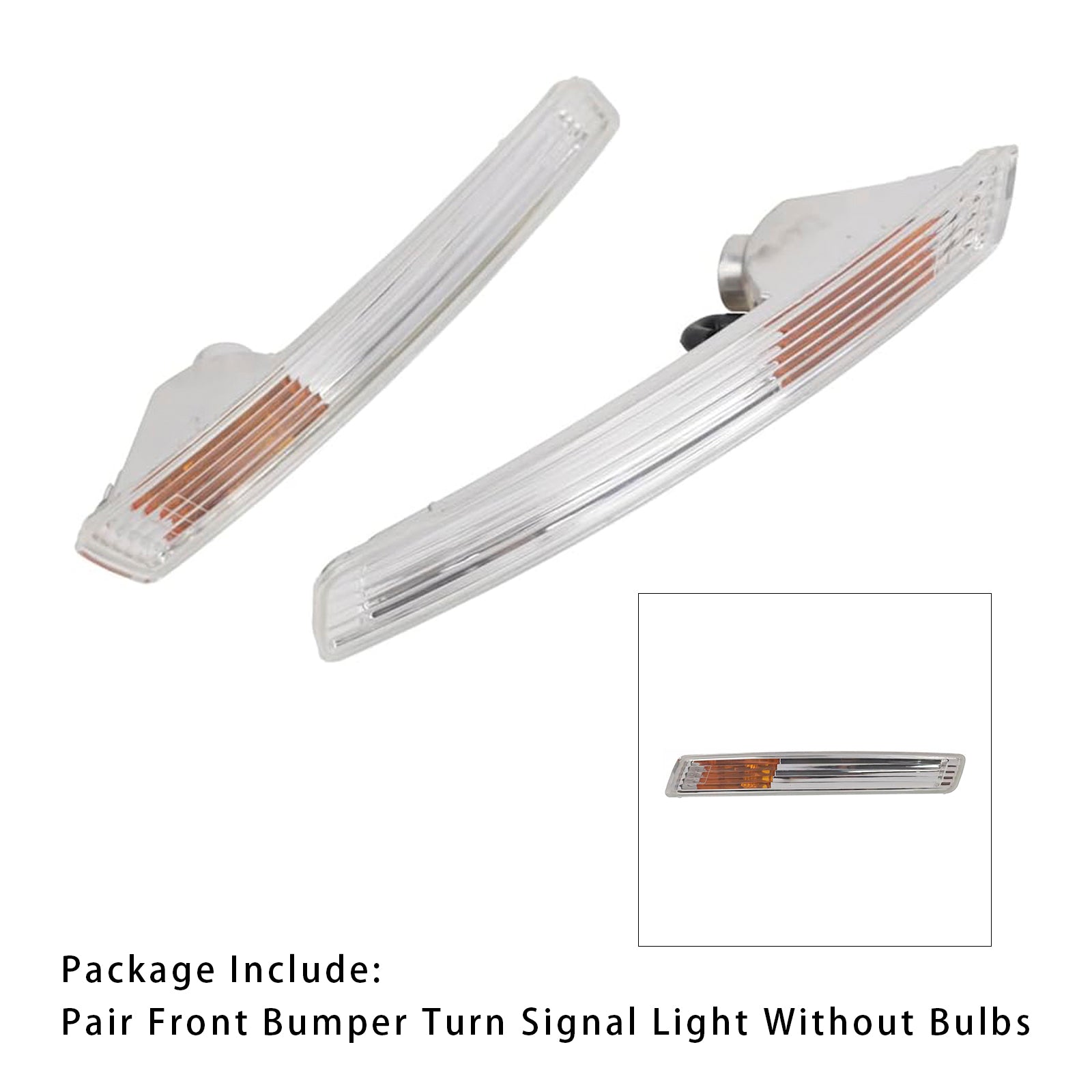 2006-2010 VW Paire de paires de coléoptères avant de ralentissement du pare-chocs sans bulbes 1C0953041R