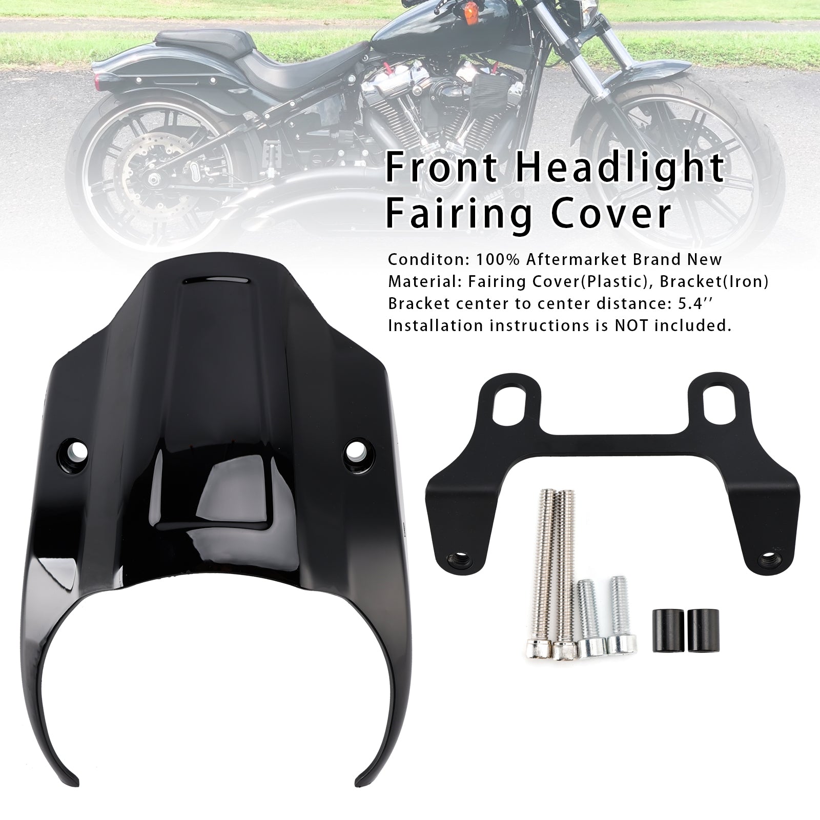 Front Headlight Fairing Cover Fit For Breakout FXBR FXBRS 2018-2024