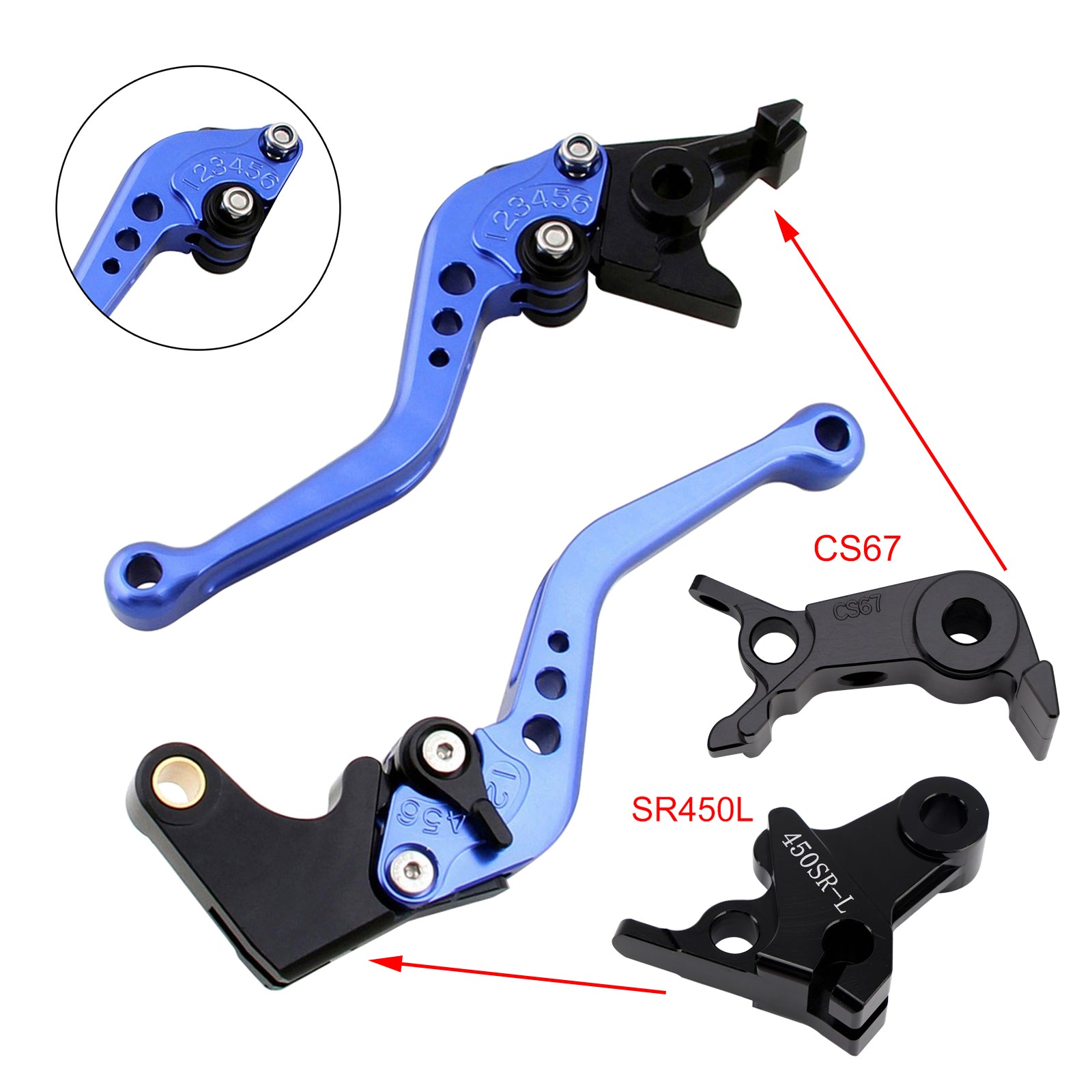 NEW Short Clutch Brake Lever fit for VOGE DS900X 900DSX 2024-2026