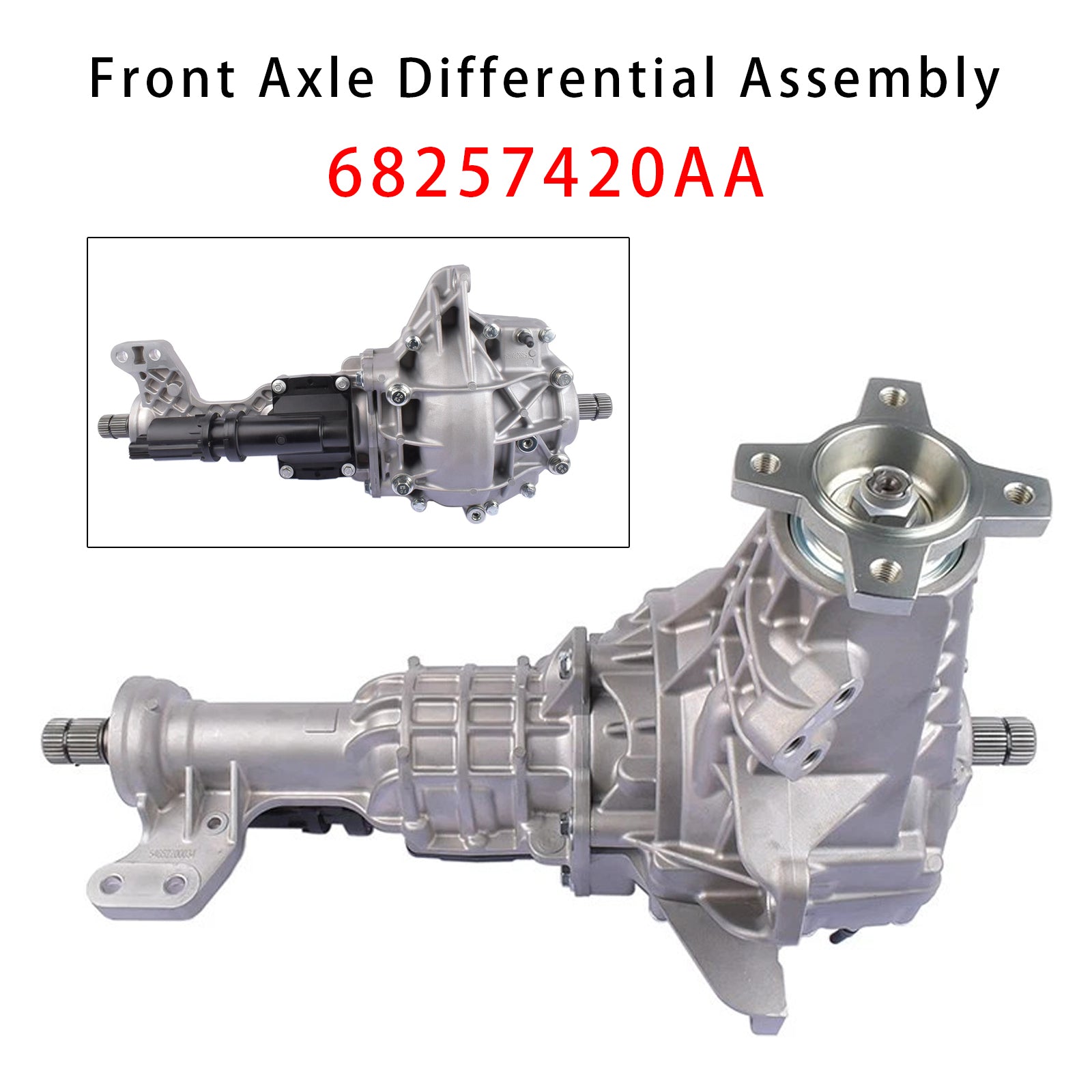 2013-2018 For Dodge Ram 1500 3.6L V6 4X4 Front Axle Differential Assembly 3.21 Ratio 68257420AD