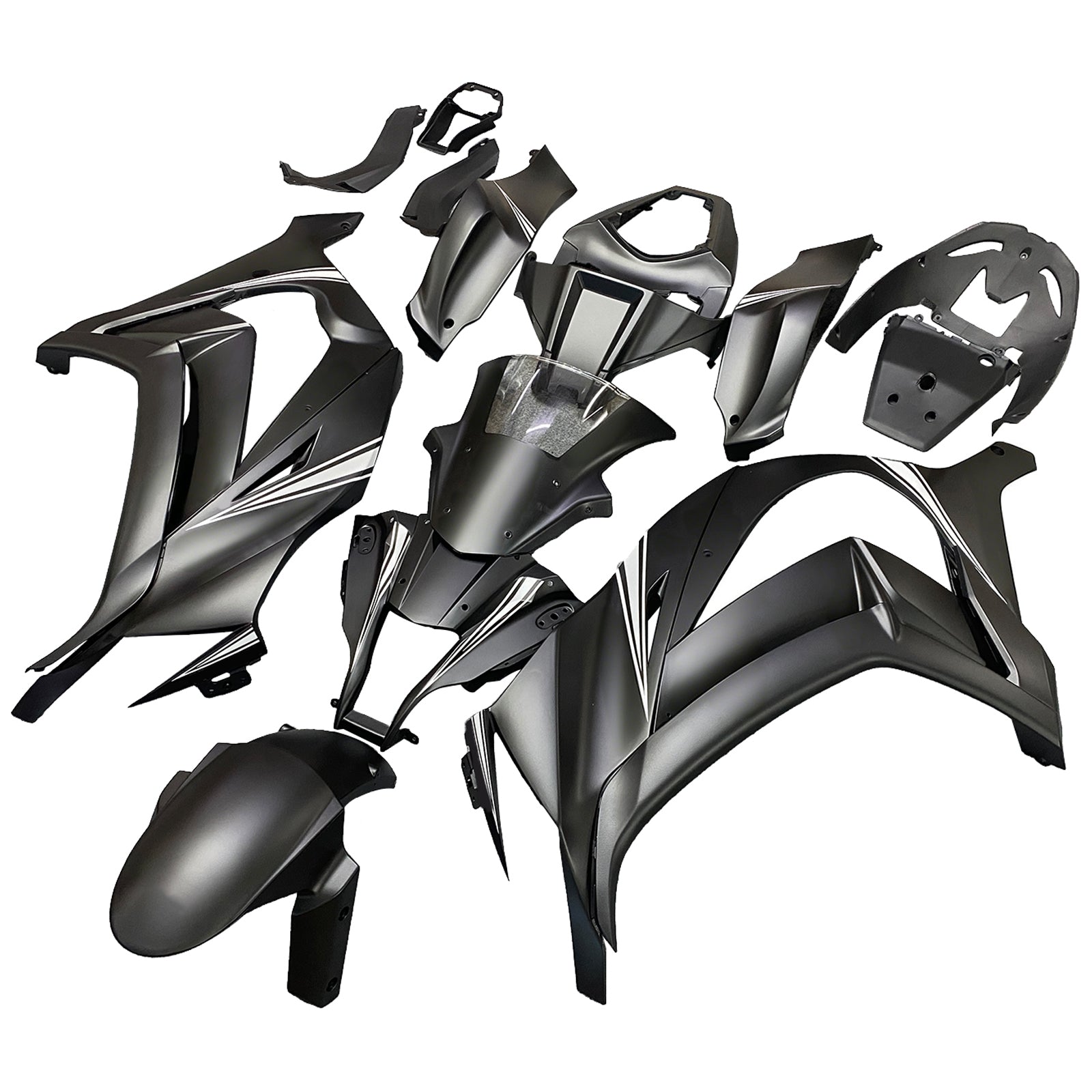 Injection Fairing Kit Bodywork Plastic ABS fit For Kawasaki ZX10R 2011-2015