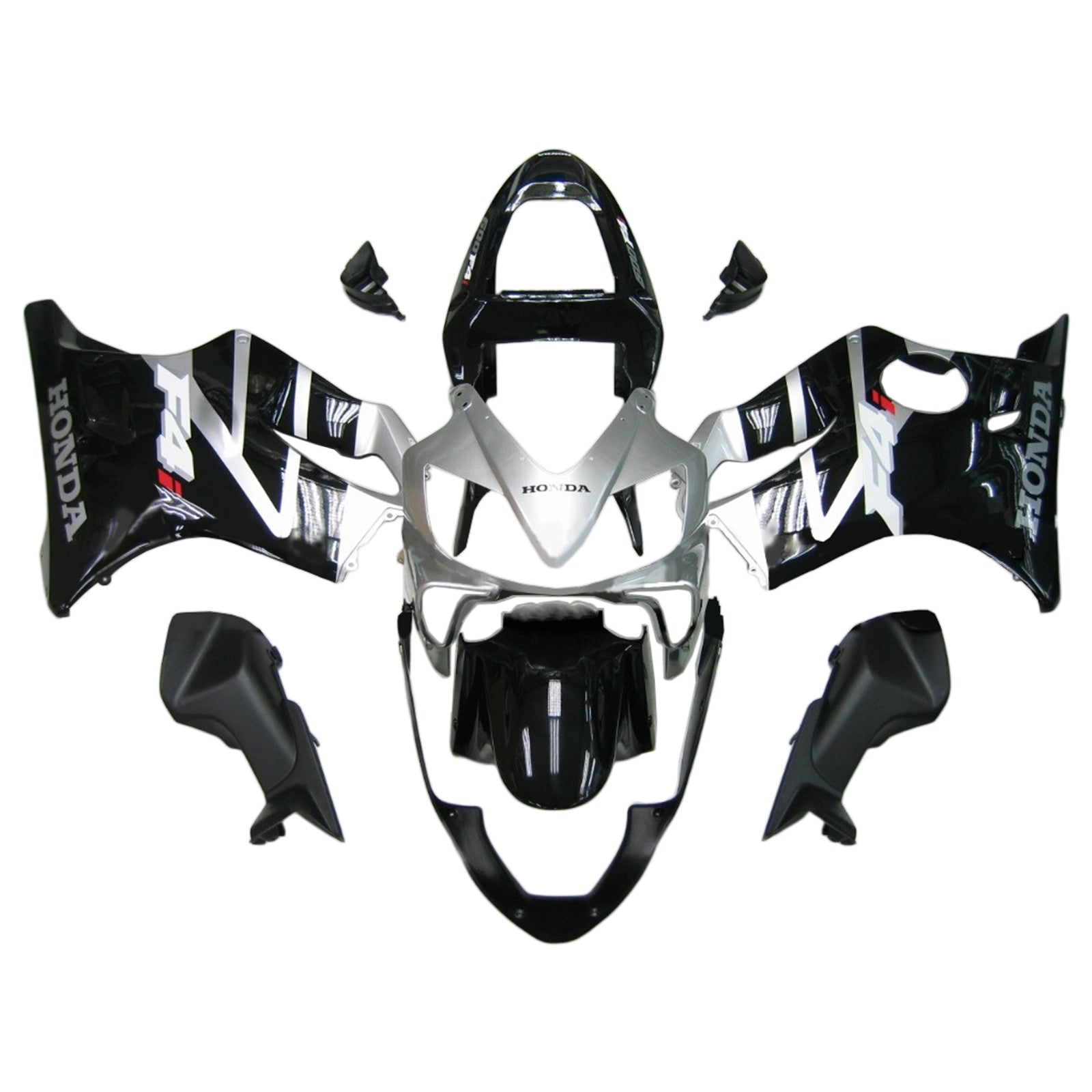 2001-2003 Honda CBR600 F4i Kit de carénage d'injection carrosserie plastique ABS #125
