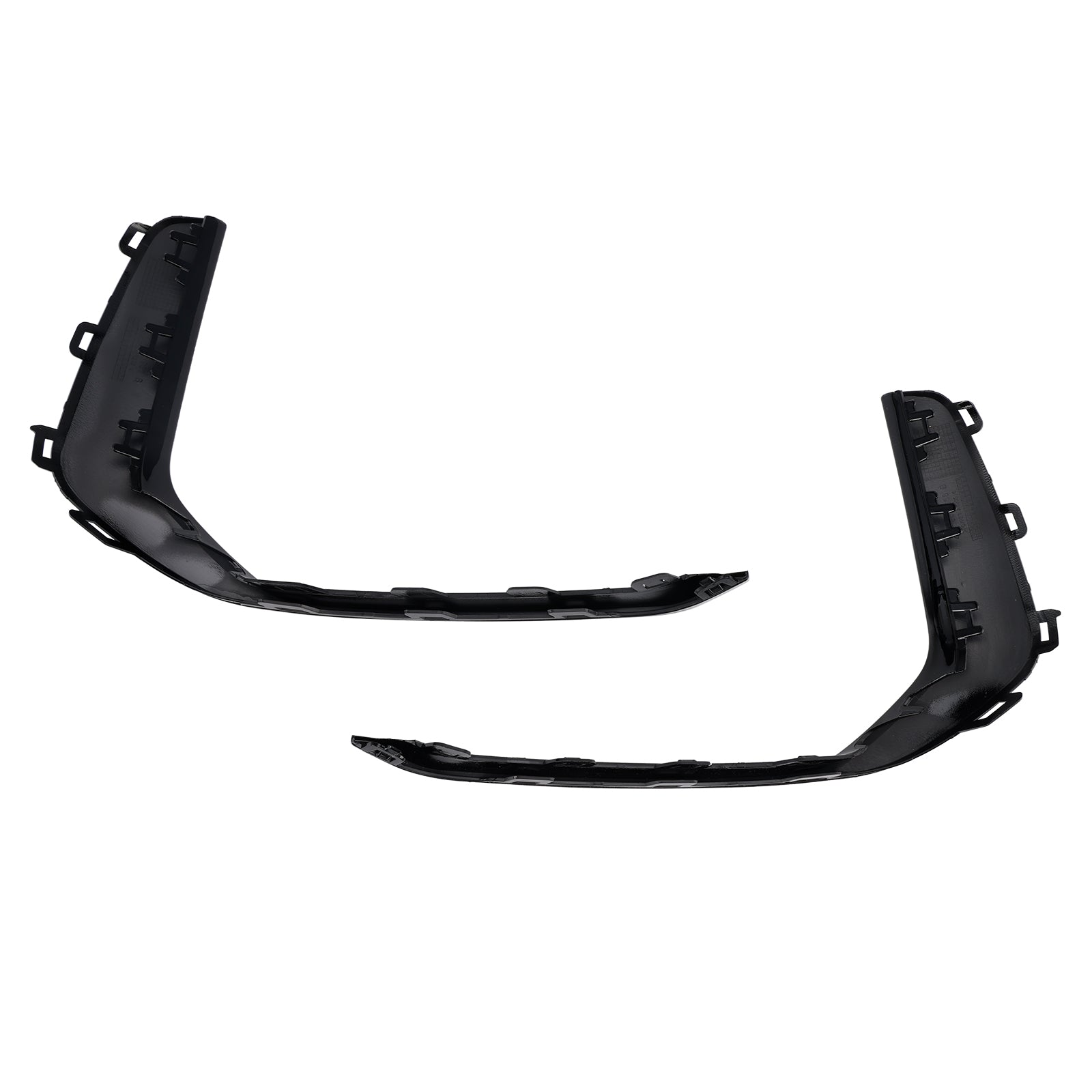 2019-2023 Audi A6 C8 S-Lijn S6 2PCS Mistlamp Lampbekleding Zwart