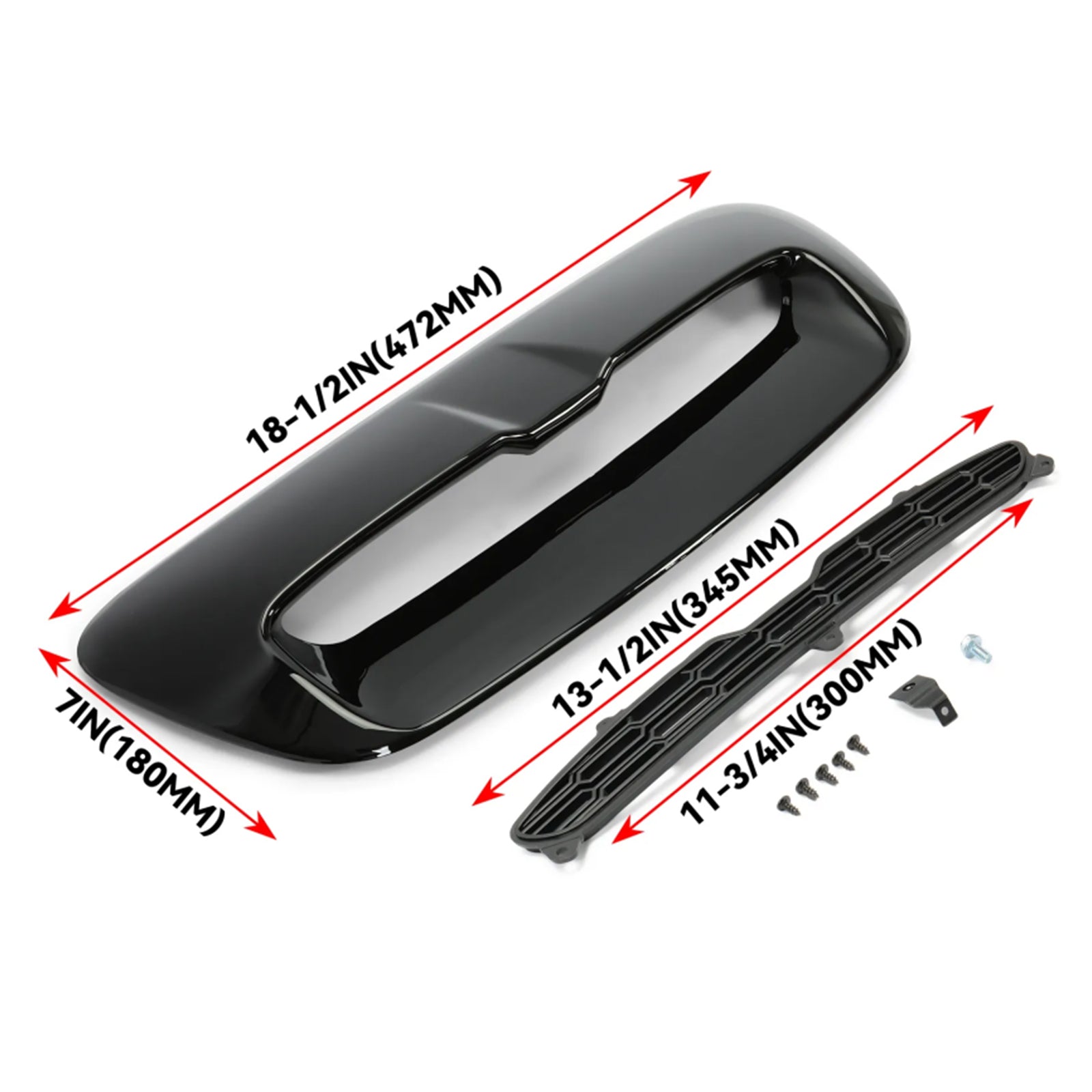 Hood Grill Luchtinlaat Vent Scoop Voor Mini Cooper S R55 R56 R57 R58 R59 2007-2014