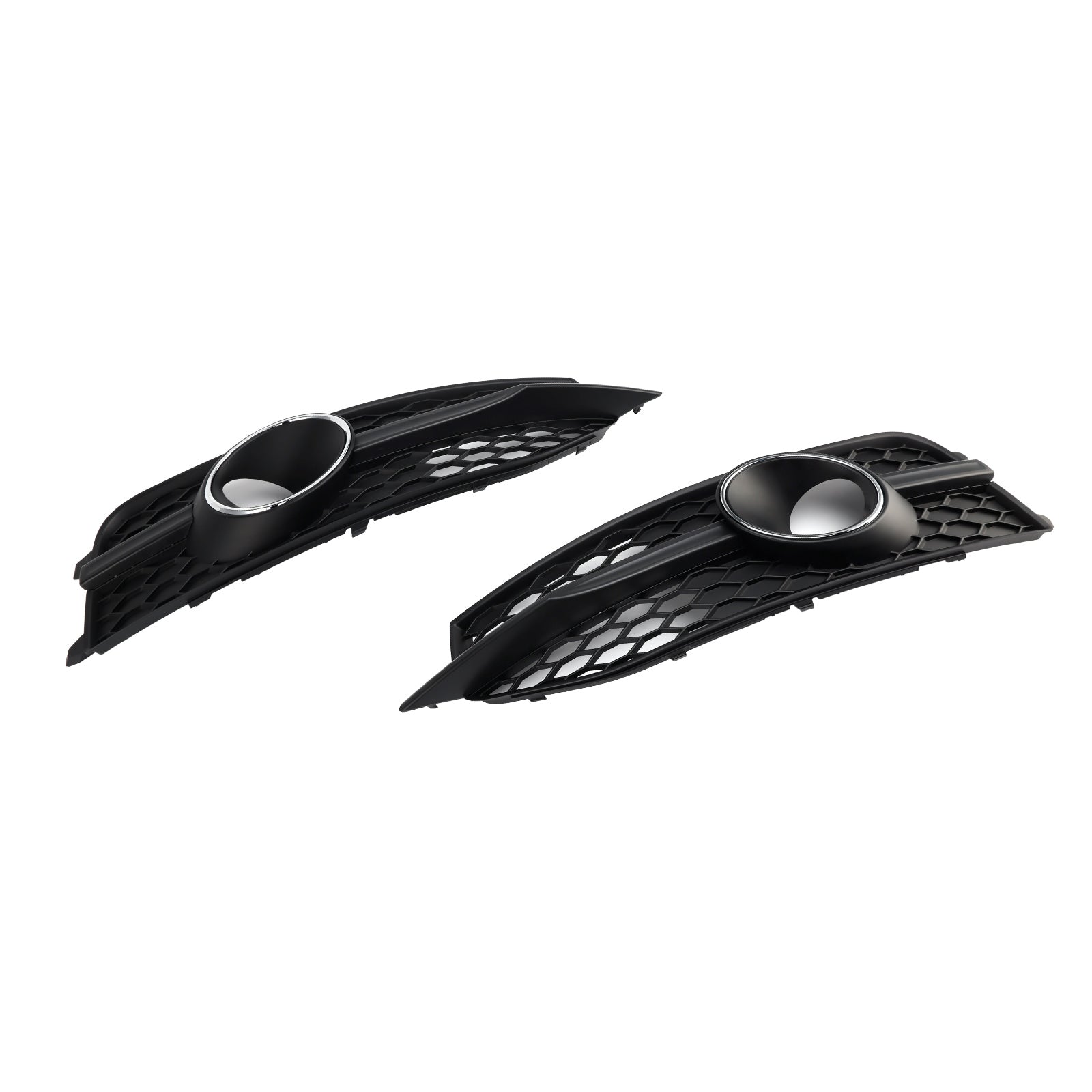 2012-2015 Audi A7 S-Line S7 Svart främre stötfångare Dimljus Grillskyddsram