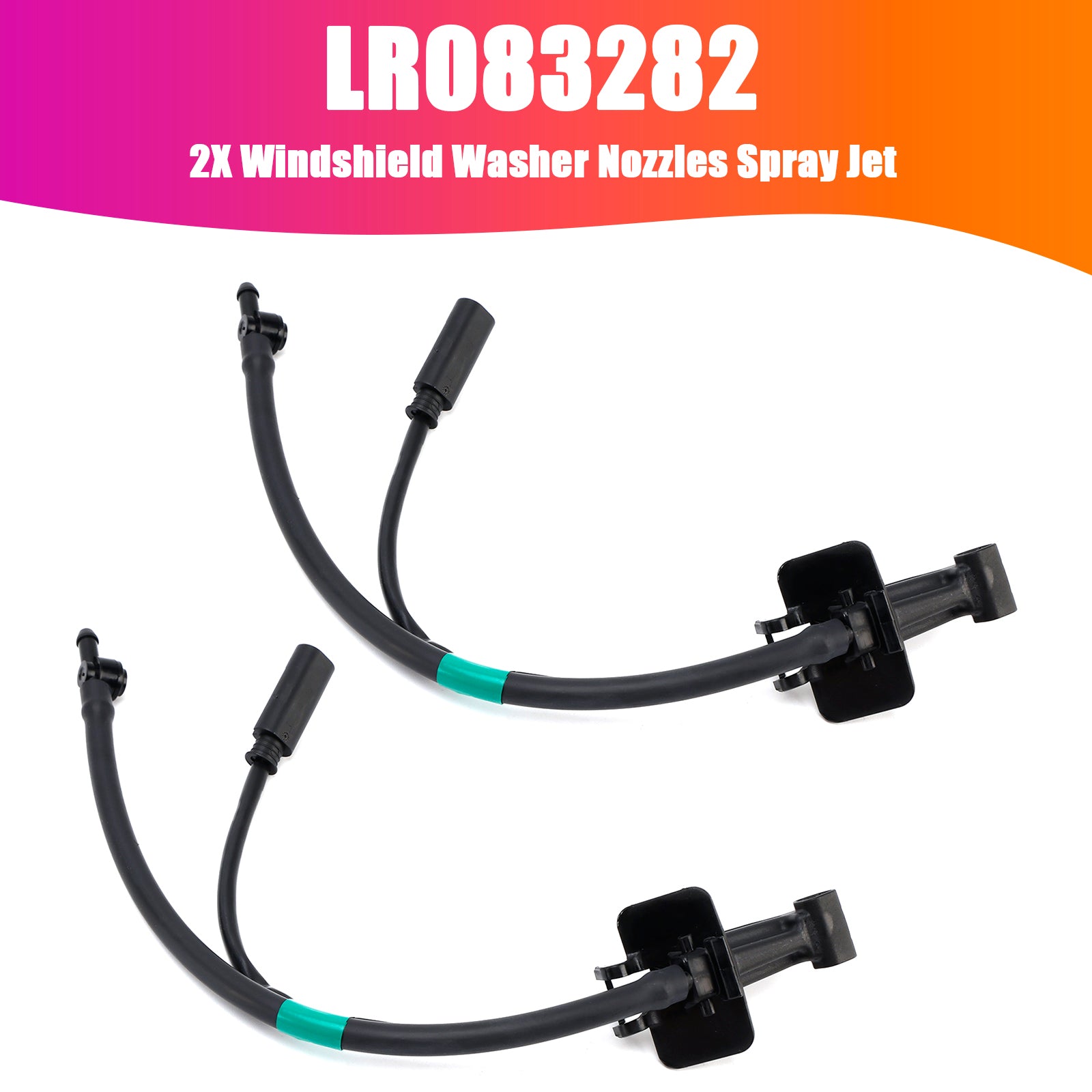 2X Heated Windscreen Washer Jet LR083282 for Discovery 5 Range Rover L405