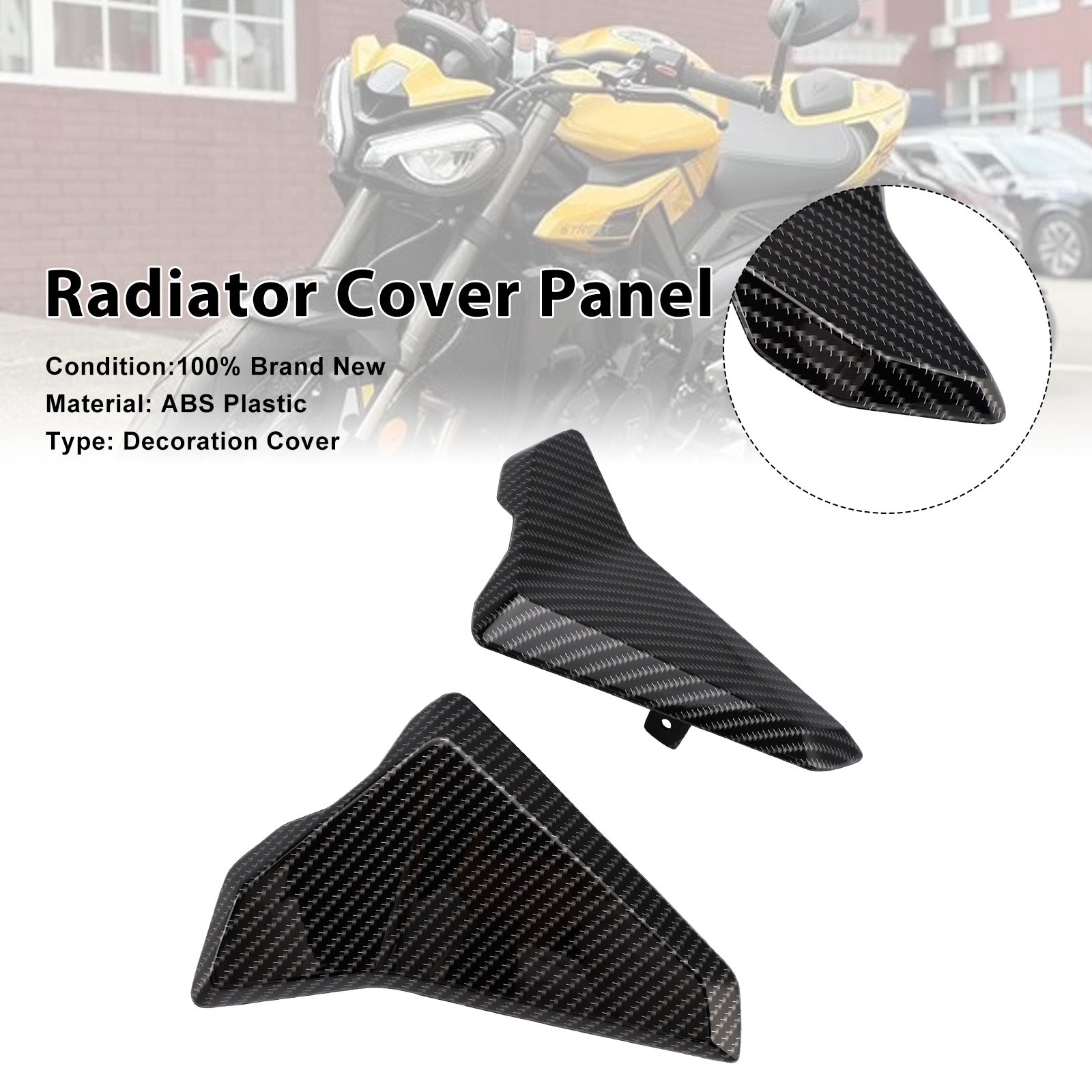 Radiator Side Cover Fairing Panels For Street Triple 765 R/RS 2023-2025