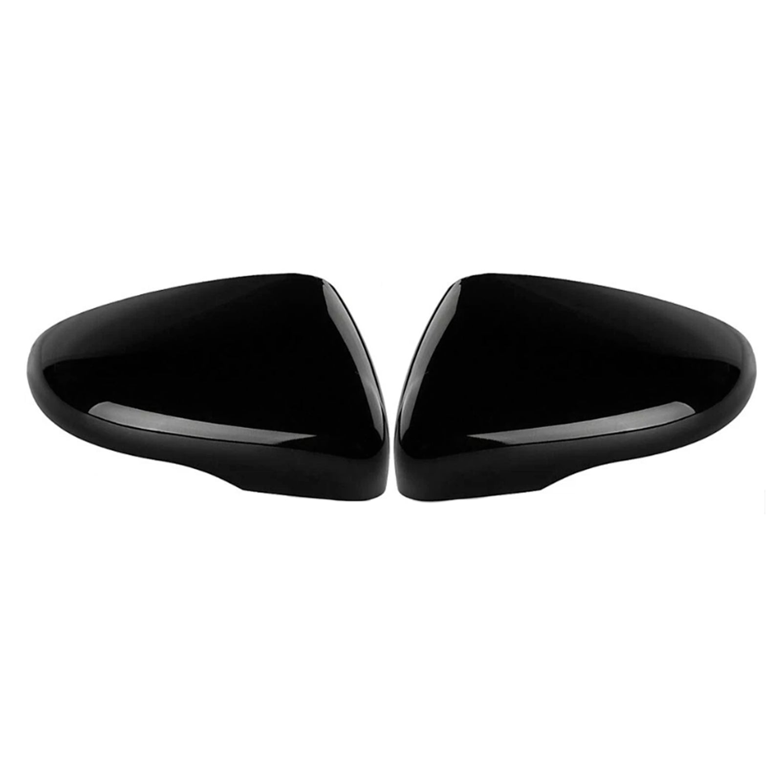 2010-2014 Volkswagen Touran 2pcs Bloss Black Door Wing Mirror Cover Caps Basing 5K0857538 5K0857537