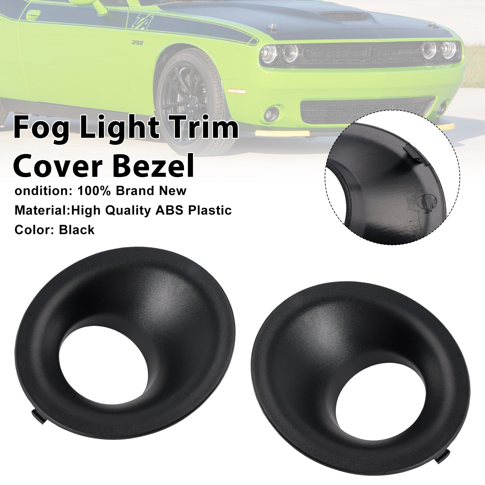 Par front tåkelys for Dodge Challenger 2015-2021 68259662AA