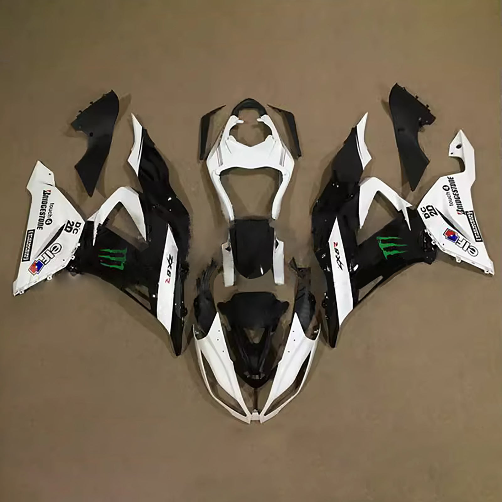 Injection Fairing Kit Bodywork Plastic ABS fit For Kawasaki ZX6R 636 2013-2018