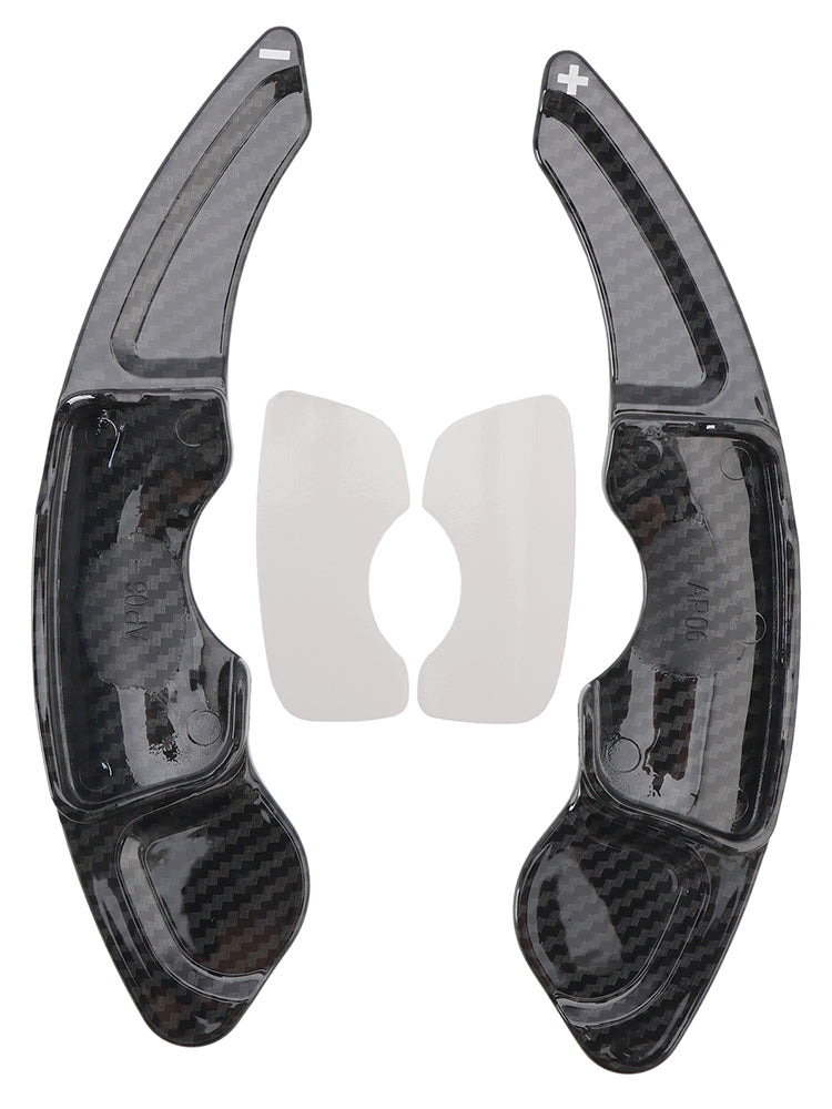 Capas de extensão de shifter de roda de carbono com look de carbono